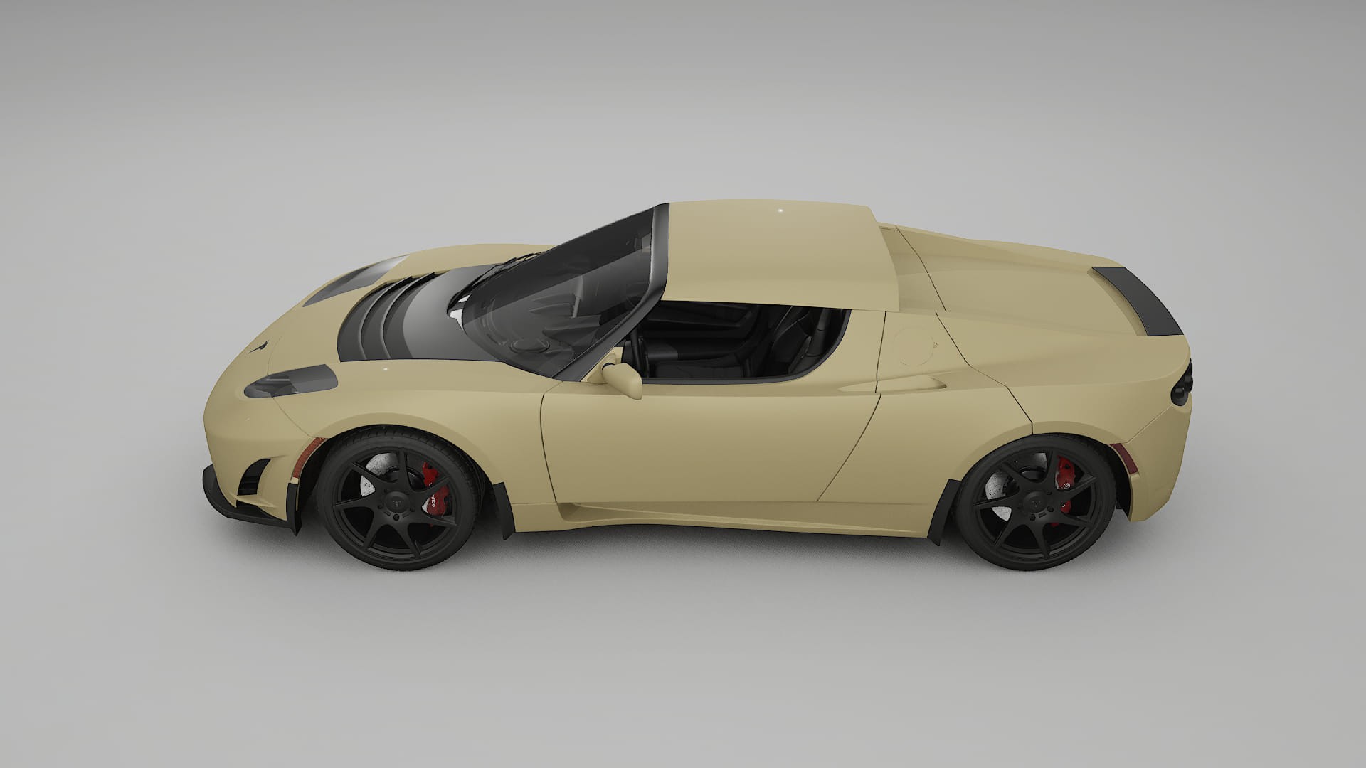 Tesla Roadster 25 TPU Lackschutzfolie | SAND Farbwechsel PPF – Komplett-Vorgeschnittener Kit