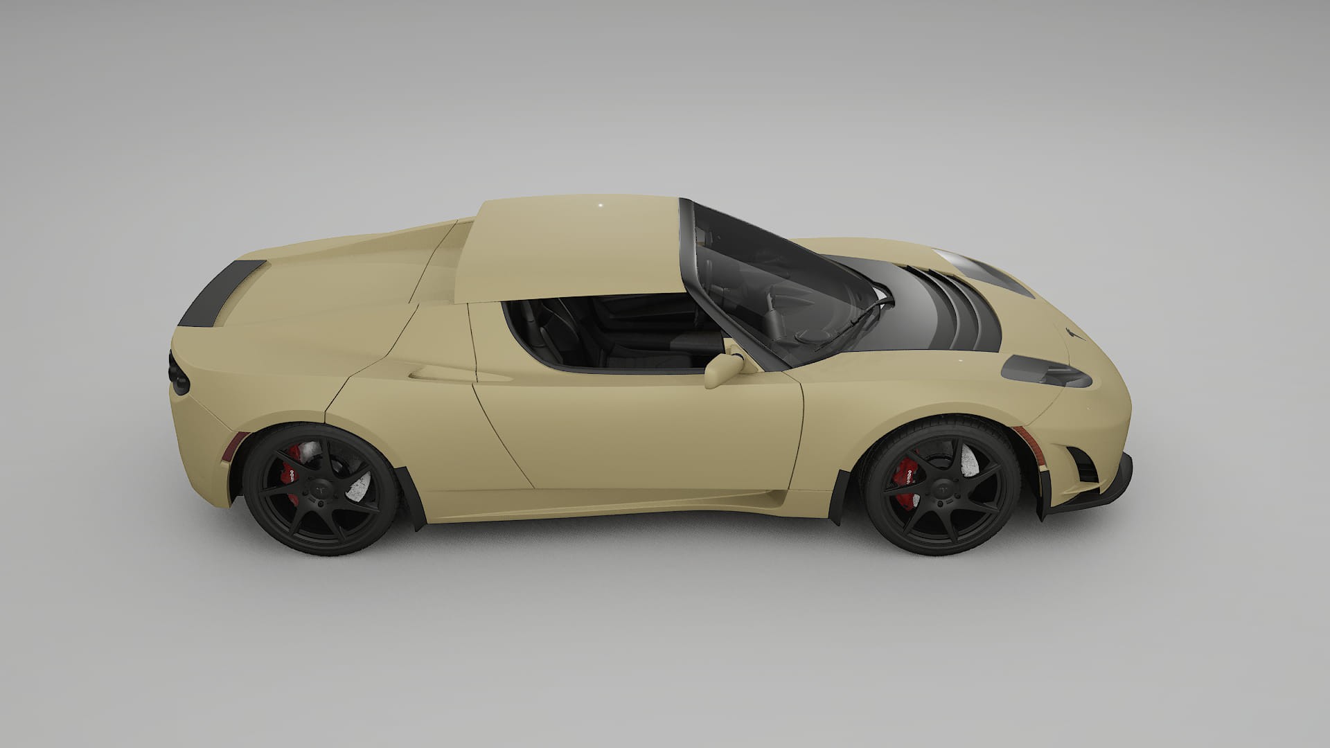 Tesla Roadster 25 TPU Lackschutzfolie | SAND Farbwechsel PPF – Komplett-Vorgeschnittener Kit