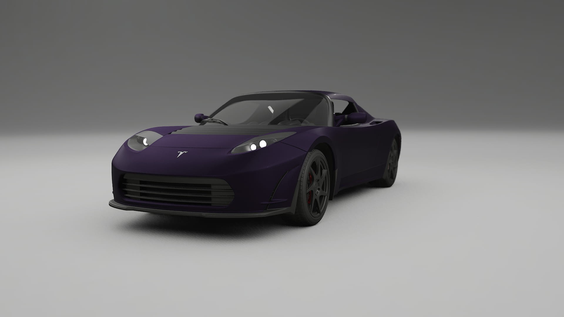 Tesla Roadster 25 TPU Lackschutzfolie | VIOLET Farbwechsel PPF – Komplett-Vorgeschnittener Kit
