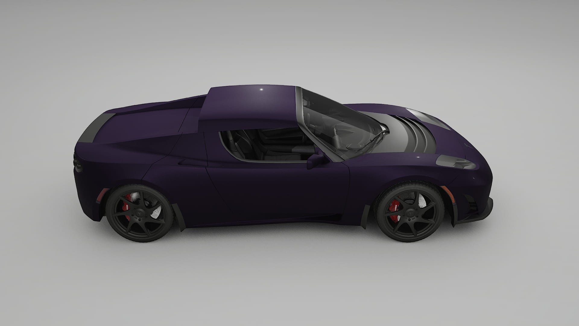 Tesla Roadster 25 TPU Lackschutzfolie | VIOLET Farbwechsel PPF – Komplett-Vorgeschnittener Kit