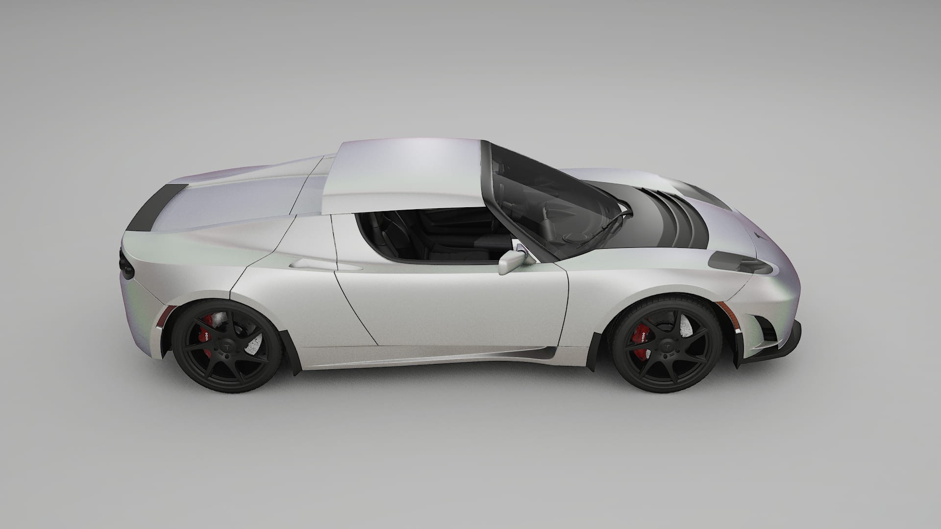 Tesla Roadster 25 TPU Lackschutzfolie | NEBULA Farbwechsel PPF – Komplett-Vorgeschnittener Kit
