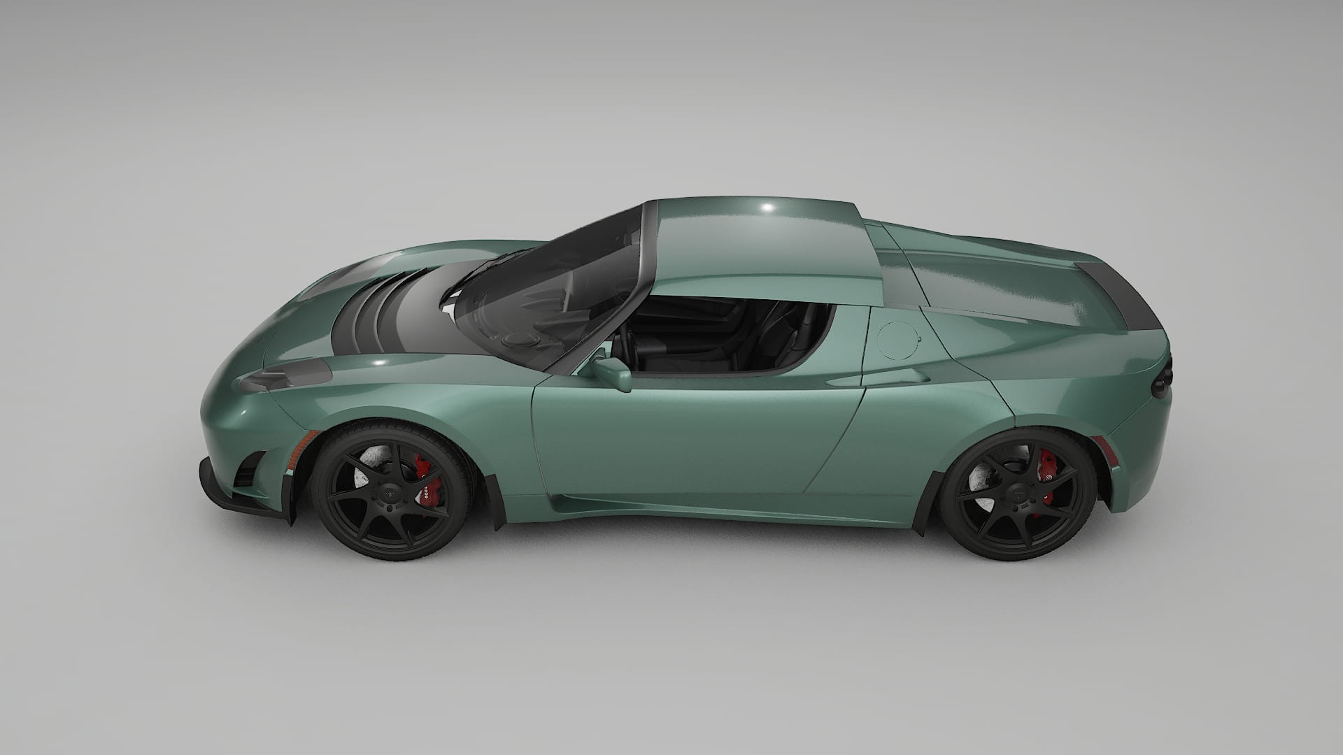 Tesla Roadster 25 TPU Lackschutzfolie | EVERGREEN Farbwechsel PPF – Komplett-Vorgeschnittener Kit