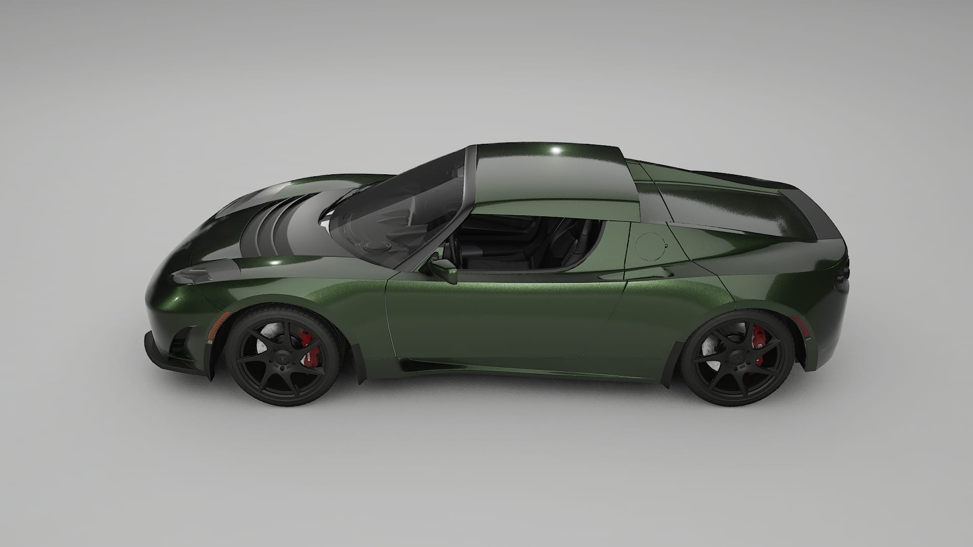 Tesla Roadster 25 TPU Lackschutzfolie | LAGOON Farbwechsel PPF – Komplett-Vorgeschnittener Kit