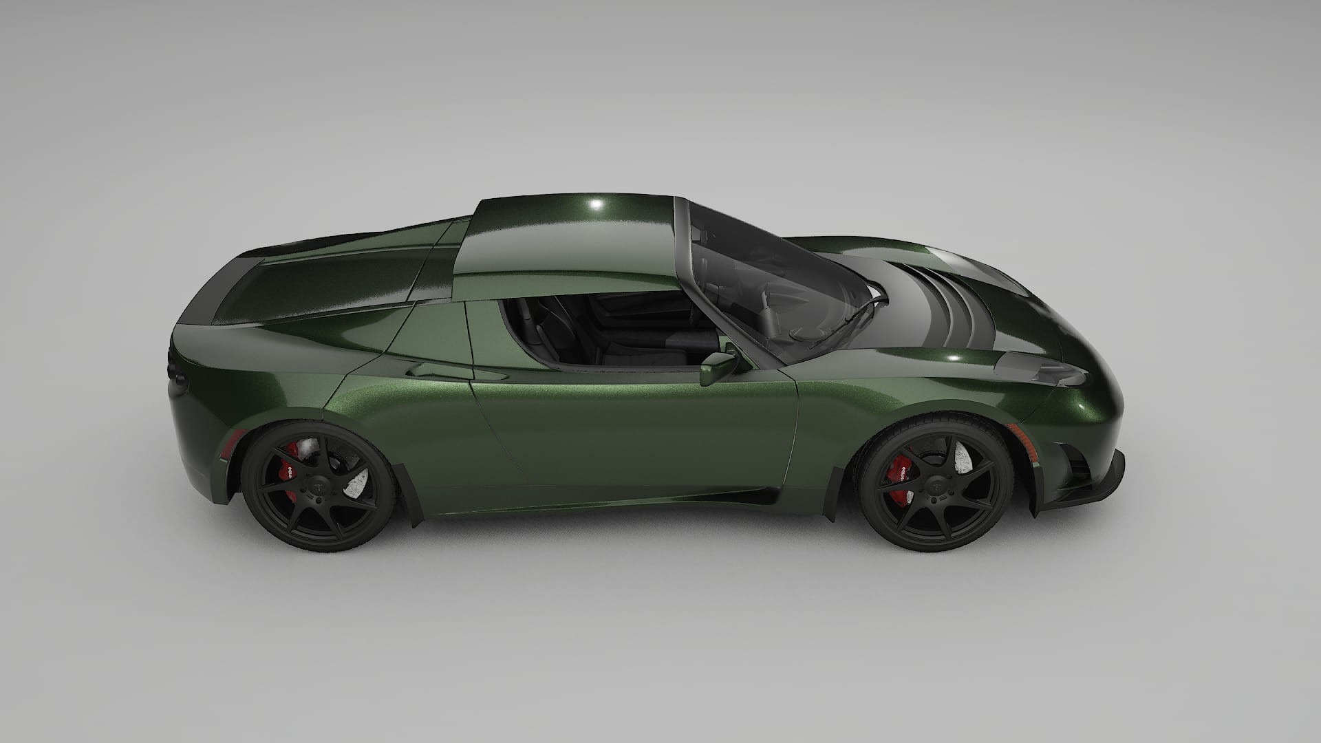 Tesla Roadster 25 TPU Lackschutzfolie | LAGOON Farbwechsel PPF – Komplett-Vorgeschnittener Kit