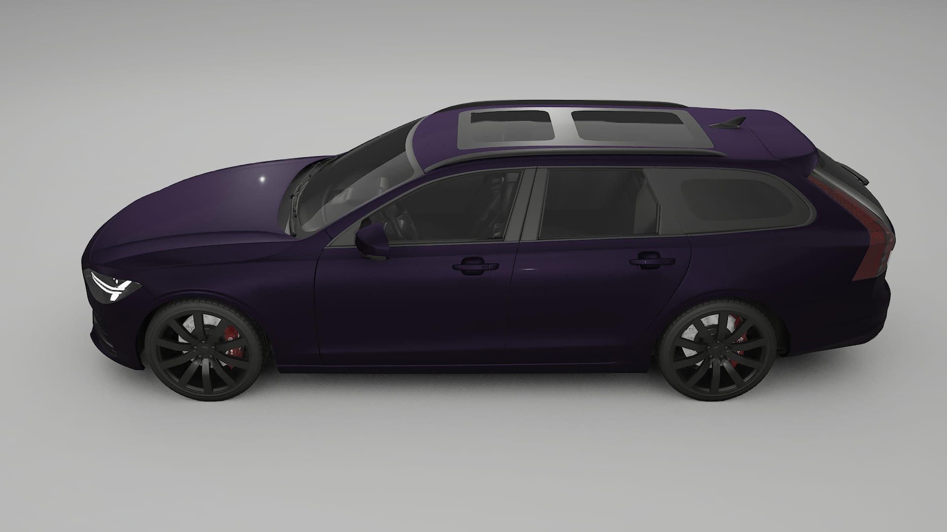 Volvo V90 P5 TPU Lackschutzfolie | VIOLET Farbwechsel PPF – Komplett-Vorgeschnittener Kit