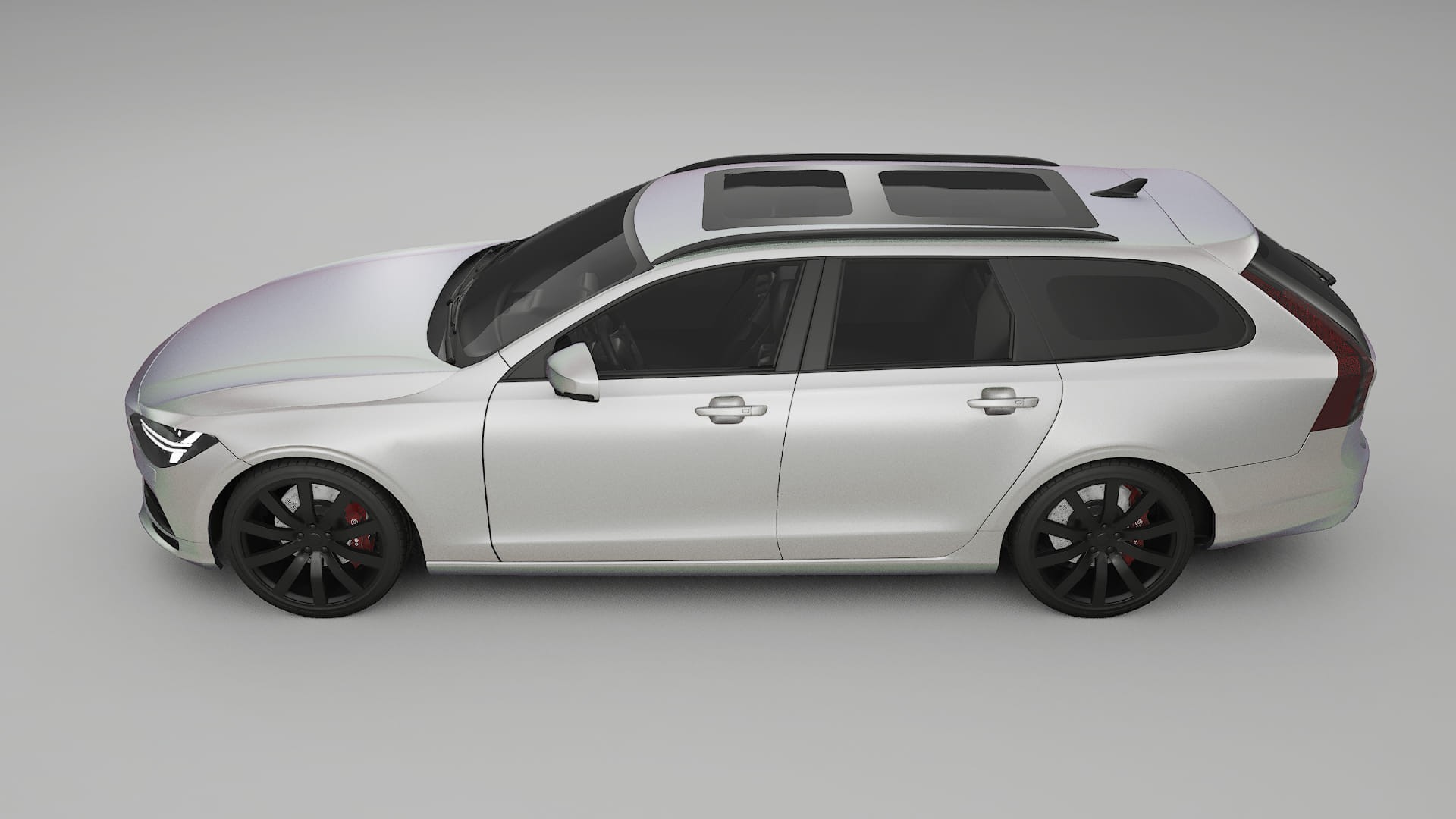Volvo V90 P5 TPU Lackschutzfolie | NEBULA Farbwechsel PPF – Komplett-Vorgeschnittener Kit