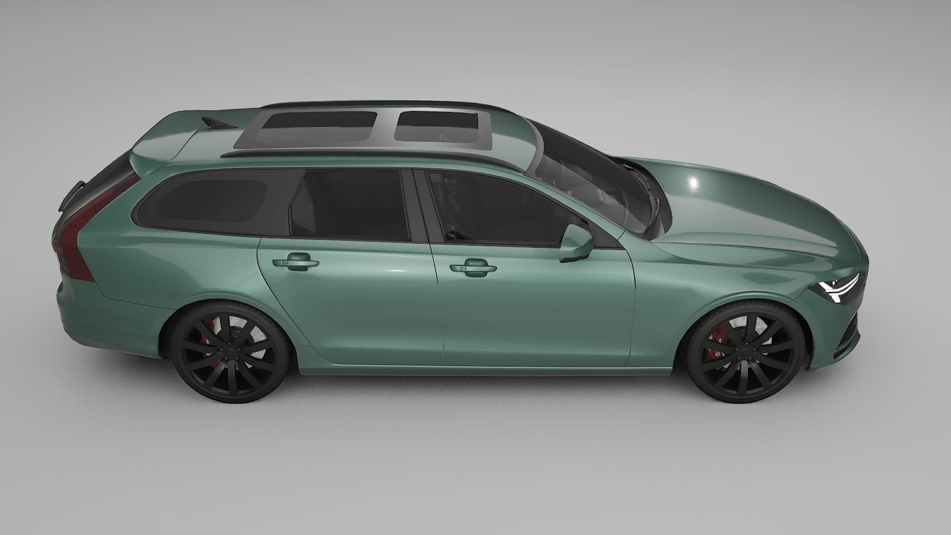 Volvo V90 P5 TPU Lackschutzfolie | EVERGREEN Farbwechsel PPF – Komplett-Vorgeschnittener Kit