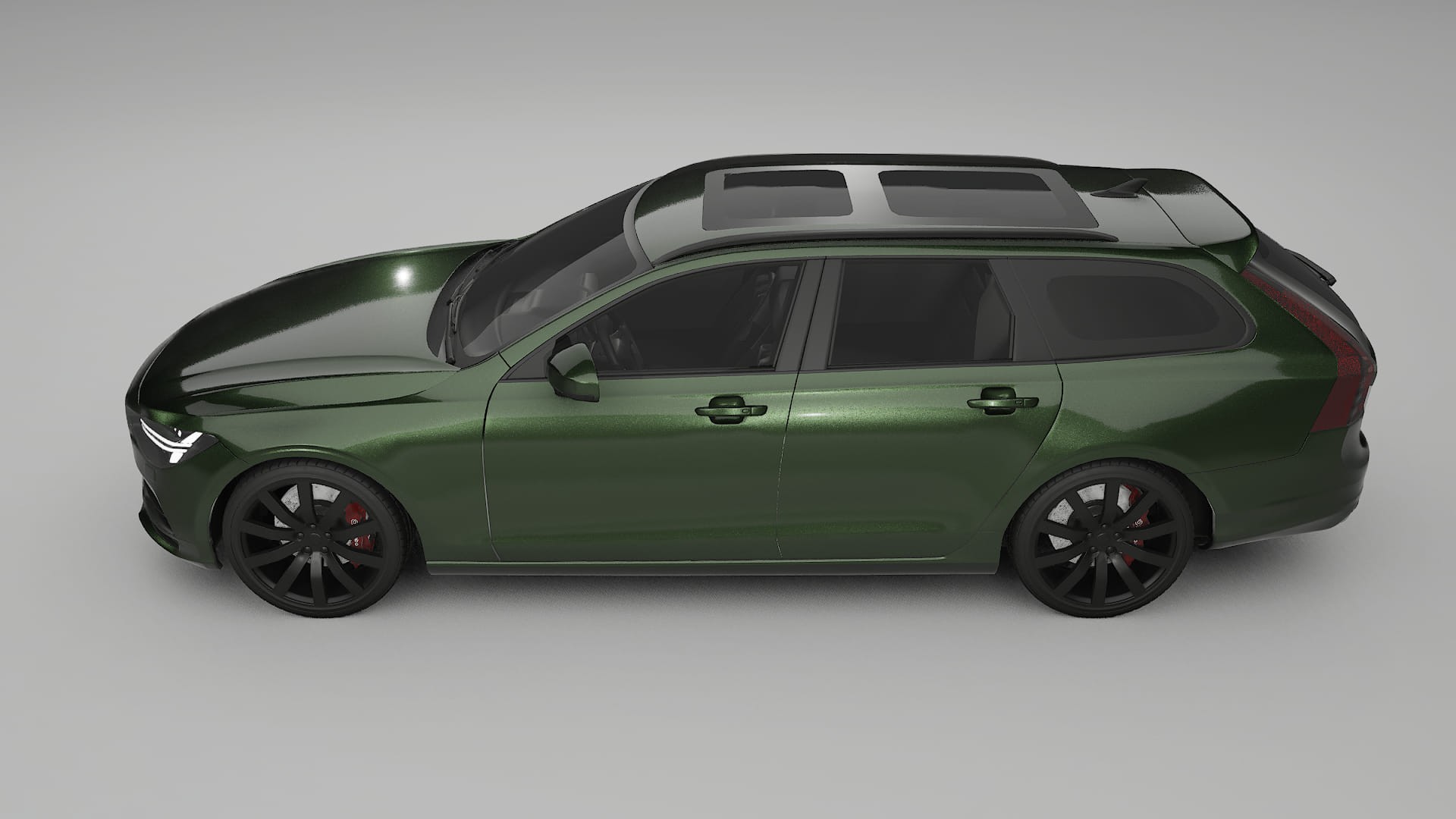 Volvo V90 P5 TPU Lackschutzfolie | LAGOON Farbwechsel PPF – Komplett-Vorgeschnittener Kit
