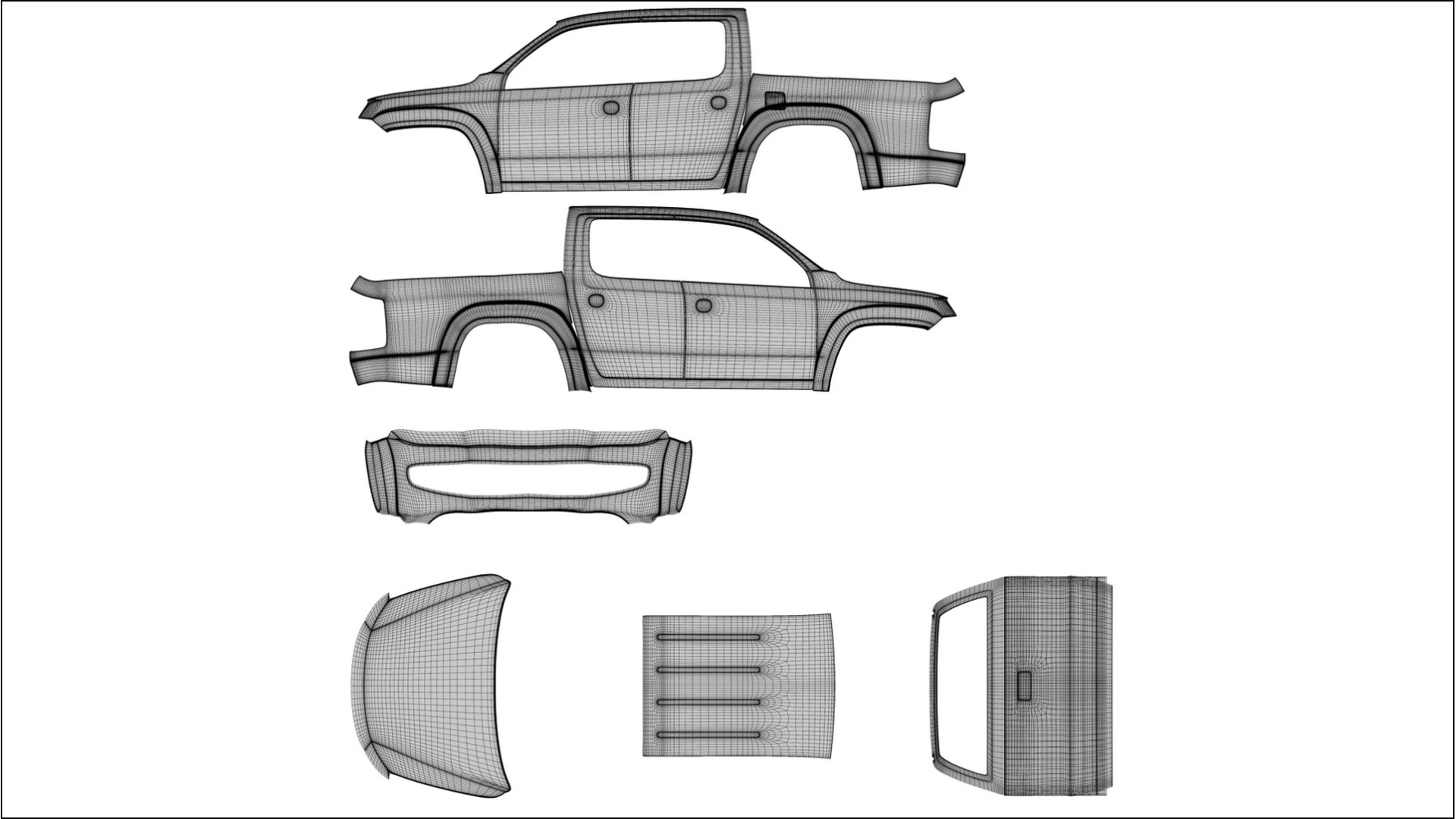 VW Amarok 2H TPU Lackschutzfolie | BLUSH Farbwechsel PPF – Komplett-Vorgeschnittener Kit