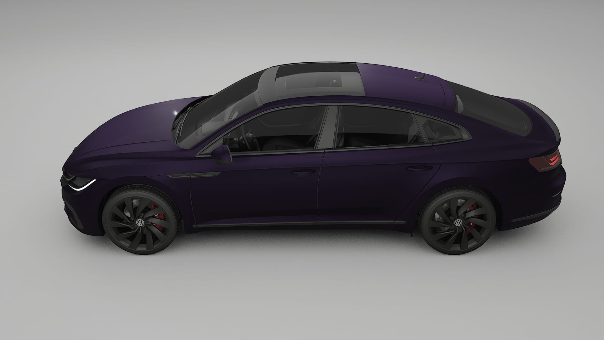 VW Arteon R 3H prefacelift pre LCI TPU Lackschutzfolie | VIOLET Farbwechsel PPF – Komplett-Vorgeschnittener Kit