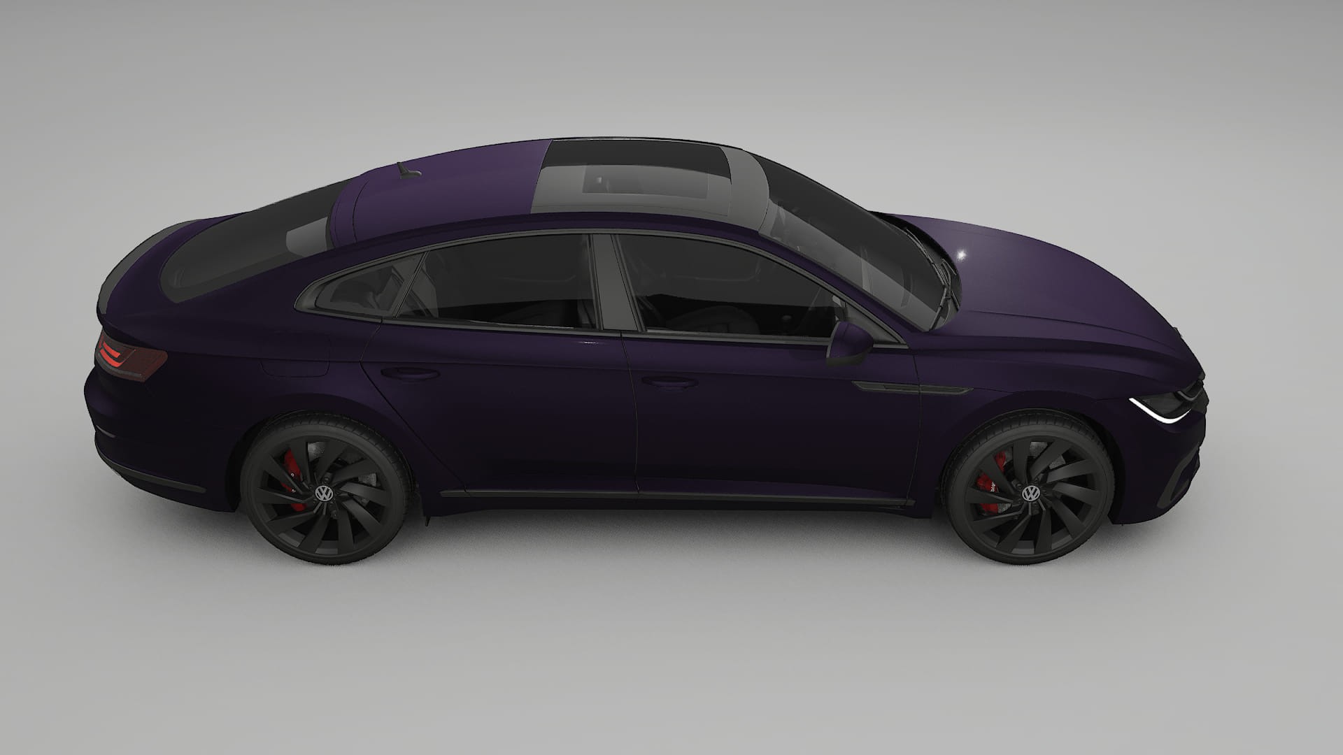 VW Arteon R 3H prefacelift pre LCI TPU Lackschutzfolie | VIOLET Farbwechsel PPF – Komplett-Vorgeschnittener Kit