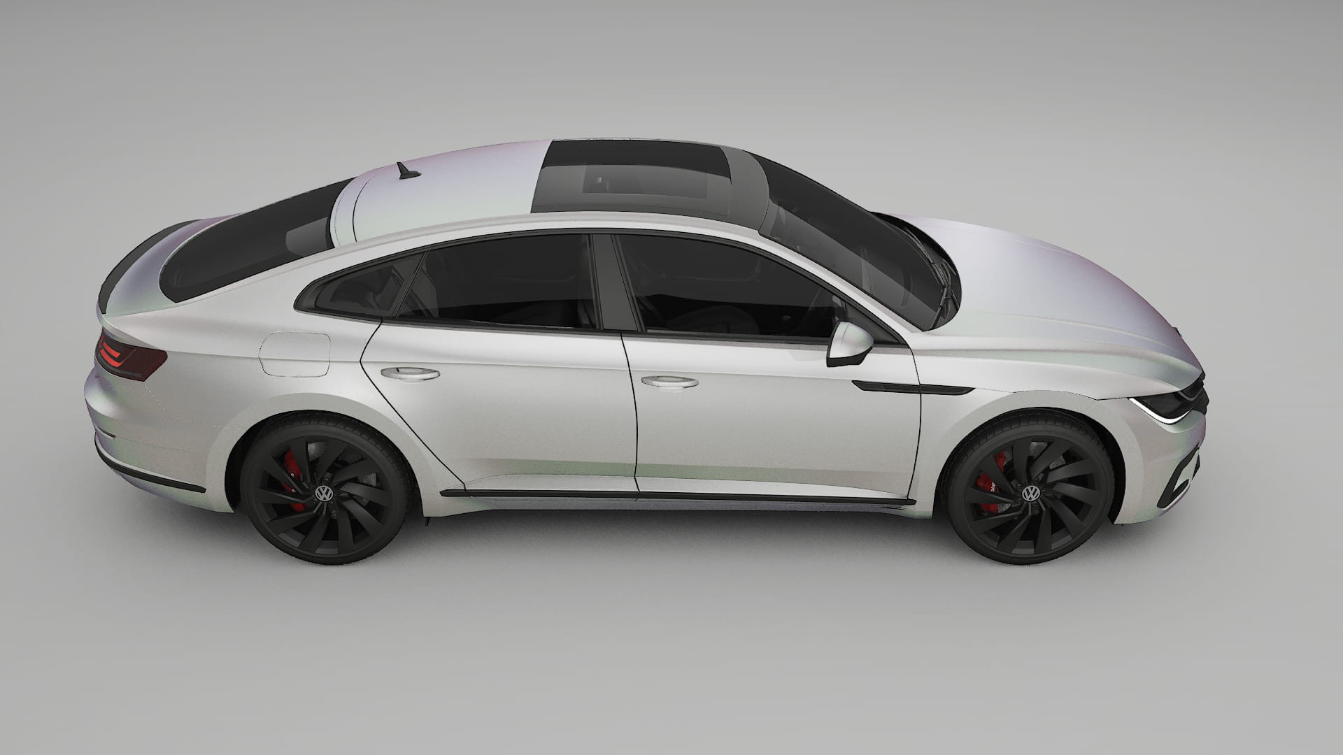 VW Arteon R 3H prefacelift pre LCI TPU Lackschutzfolie | NEBULA Farbwechsel PPF – Komplett-Vorgeschnittener Kit