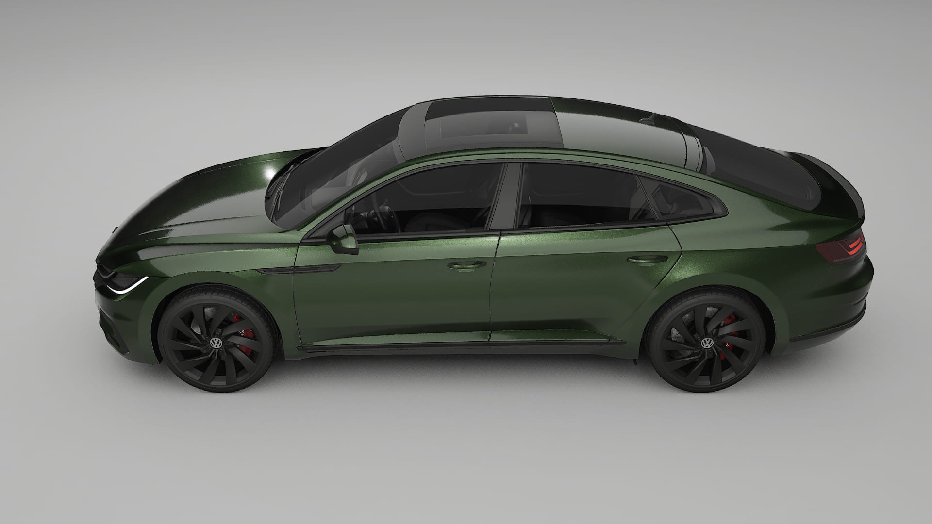 VW Arteon R 3H prefacelift pre LCI TPU Lackschutzfolie | LAGOON Farbwechsel PPF – Komplett-Vorgeschnittener Kit