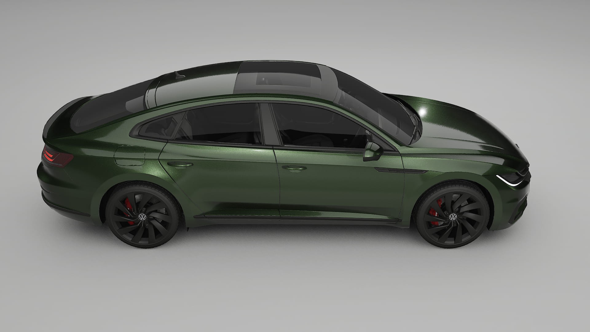 VW Arteon R 3H prefacelift pre LCI TPU Lackschutzfolie | LAGOON Farbwechsel PPF – Komplett-Vorgeschnittener Kit