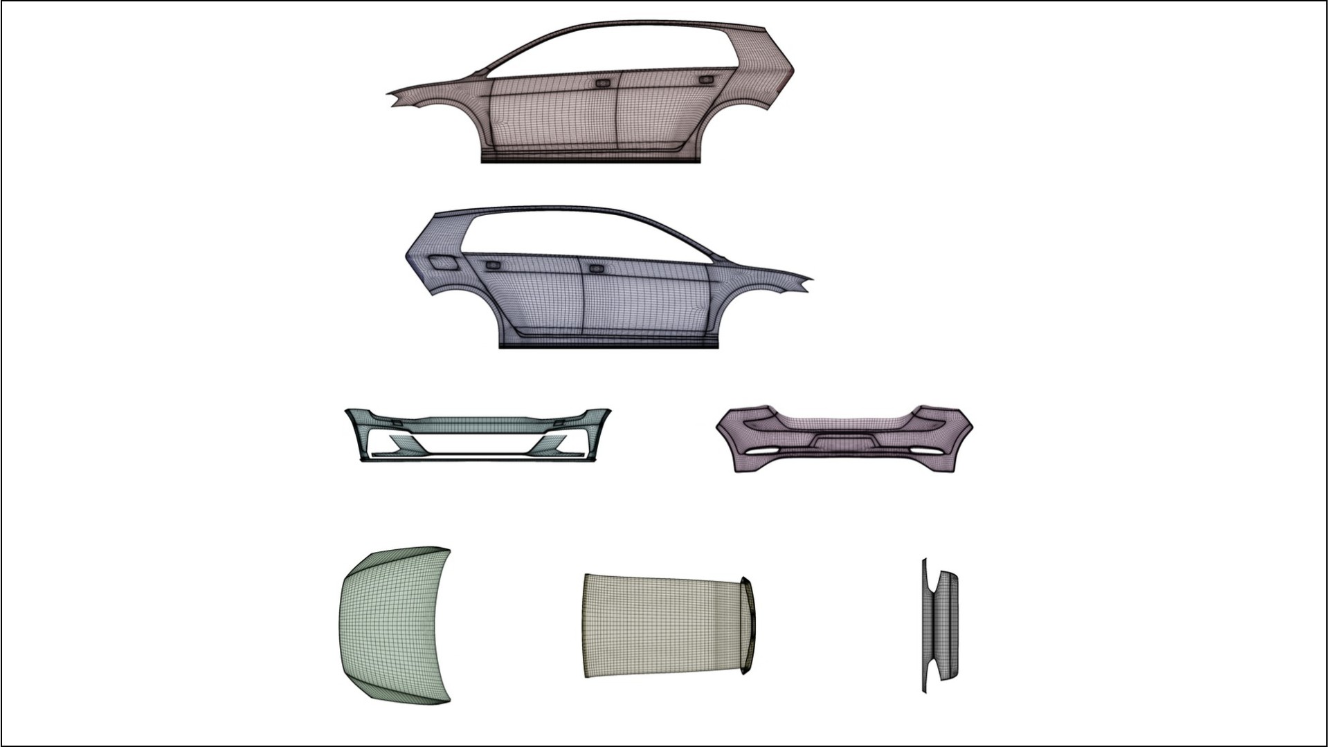 VW Golf Mk7 TPU Lackschutzfolie | ROCKET Farbwechsel PPF – Komplett-Vorgeschnittener Kit