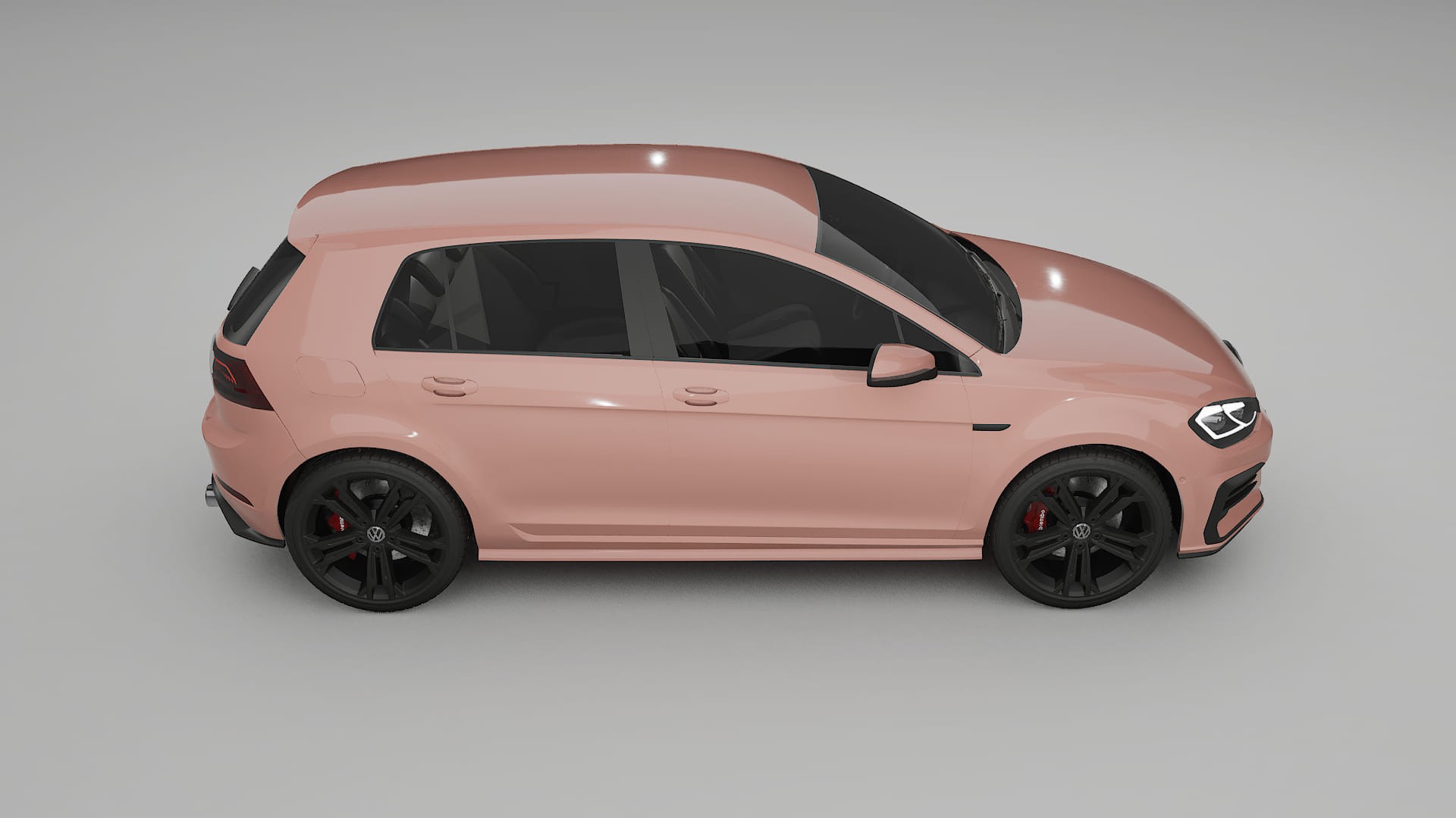 VW Golf Mk7 TPU Lackschutzfolie | BLUSH Farbwechsel PPF – Komplett-Vorgeschnittener Kit