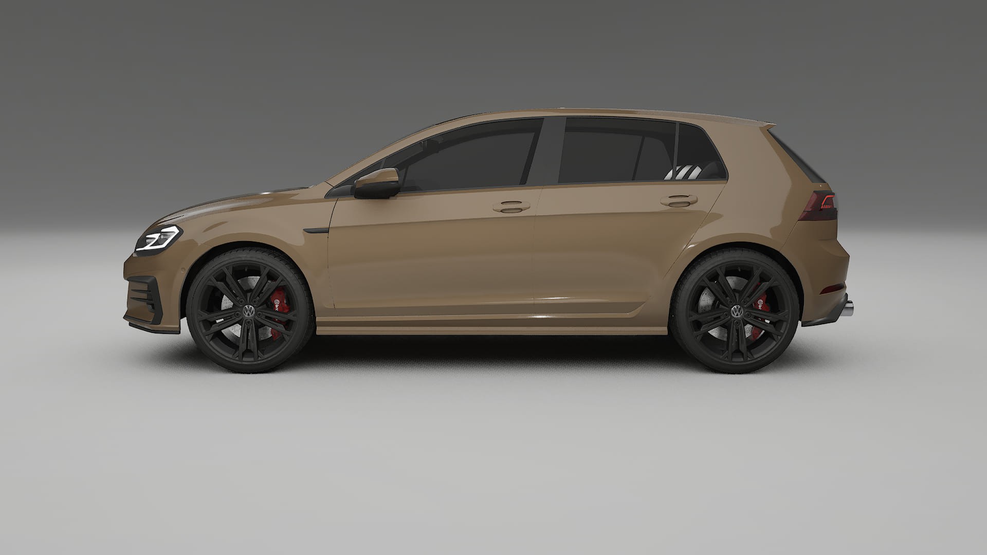VW Golf Mk7 TPU Lackschutzfolie | SAHARA Farbwechsel PPF – Komplett-Vorgeschnittener Kit