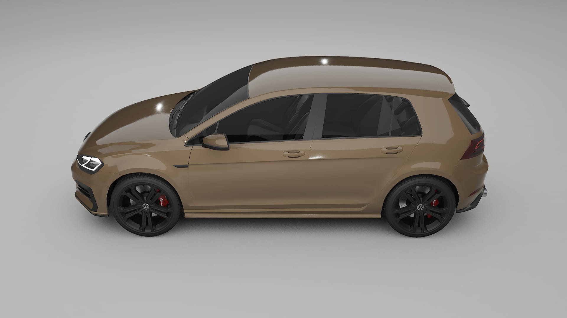 VW Golf Mk7 TPU Lackschutzfolie | SAHARA Farbwechsel PPF – Komplett-Vorgeschnittener Kit