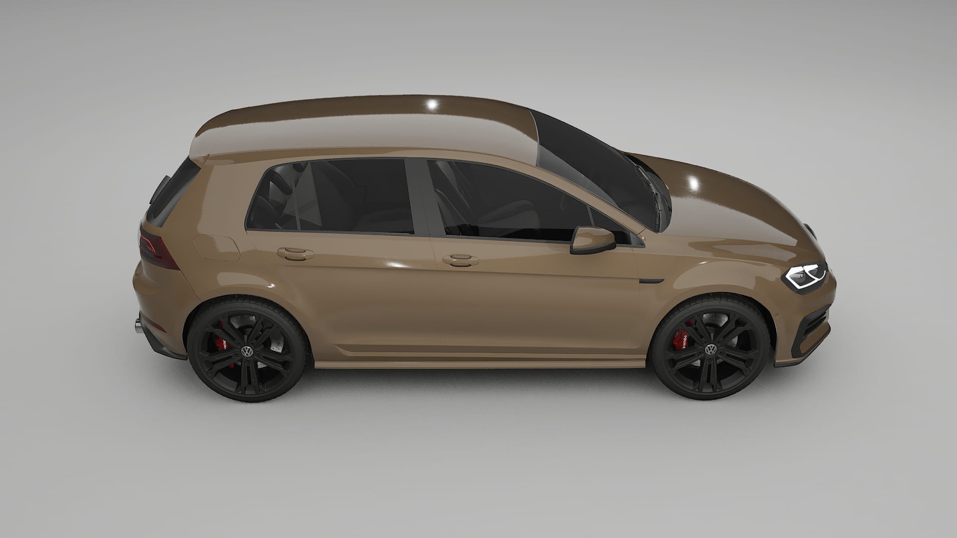 VW Golf Mk7 TPU Lackschutzfolie | SAHARA Farbwechsel PPF – Komplett-Vorgeschnittener Kit