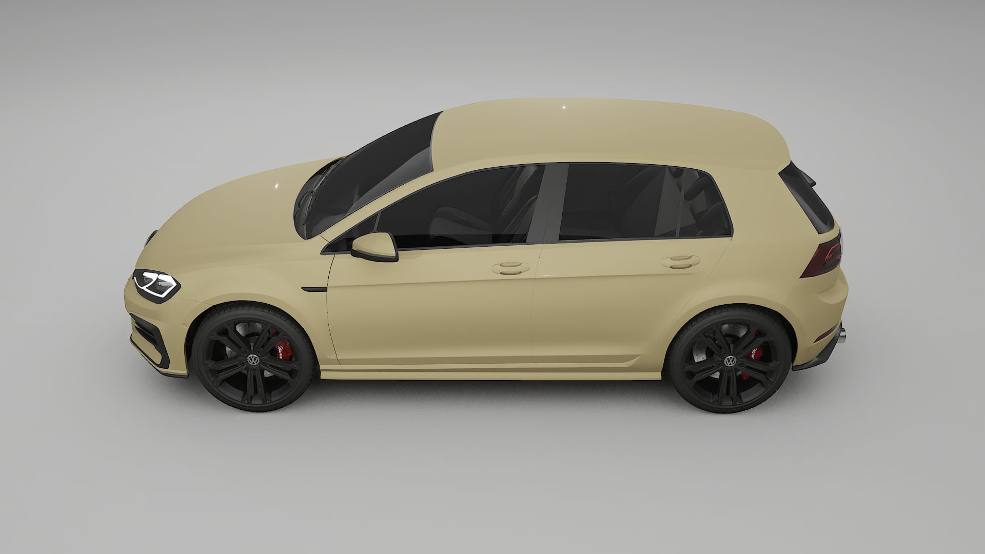 VW Golf Mk7 TPU Lackschutzfolie | SAND Farbwechsel PPF – Komplett-Vorgeschnittener Kit