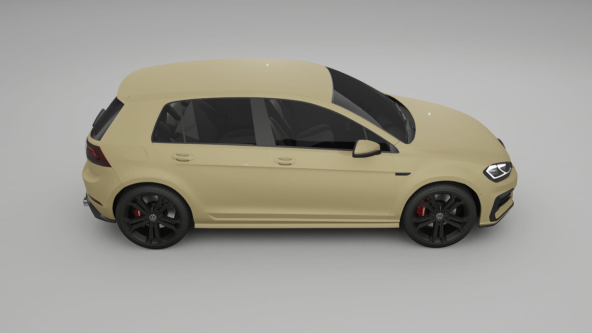 VW Golf Mk7 TPU Lackschutzfolie | SAND Farbwechsel PPF – Komplett-Vorgeschnittener Kit