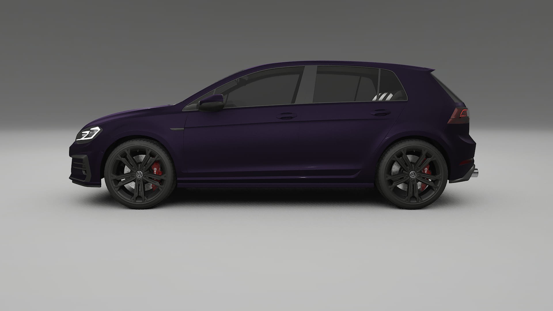 VW Golf Mk7 TPU Lackschutzfolie | VIOLET Farbwechsel PPF – Komplett-Vorgeschnittener Kit