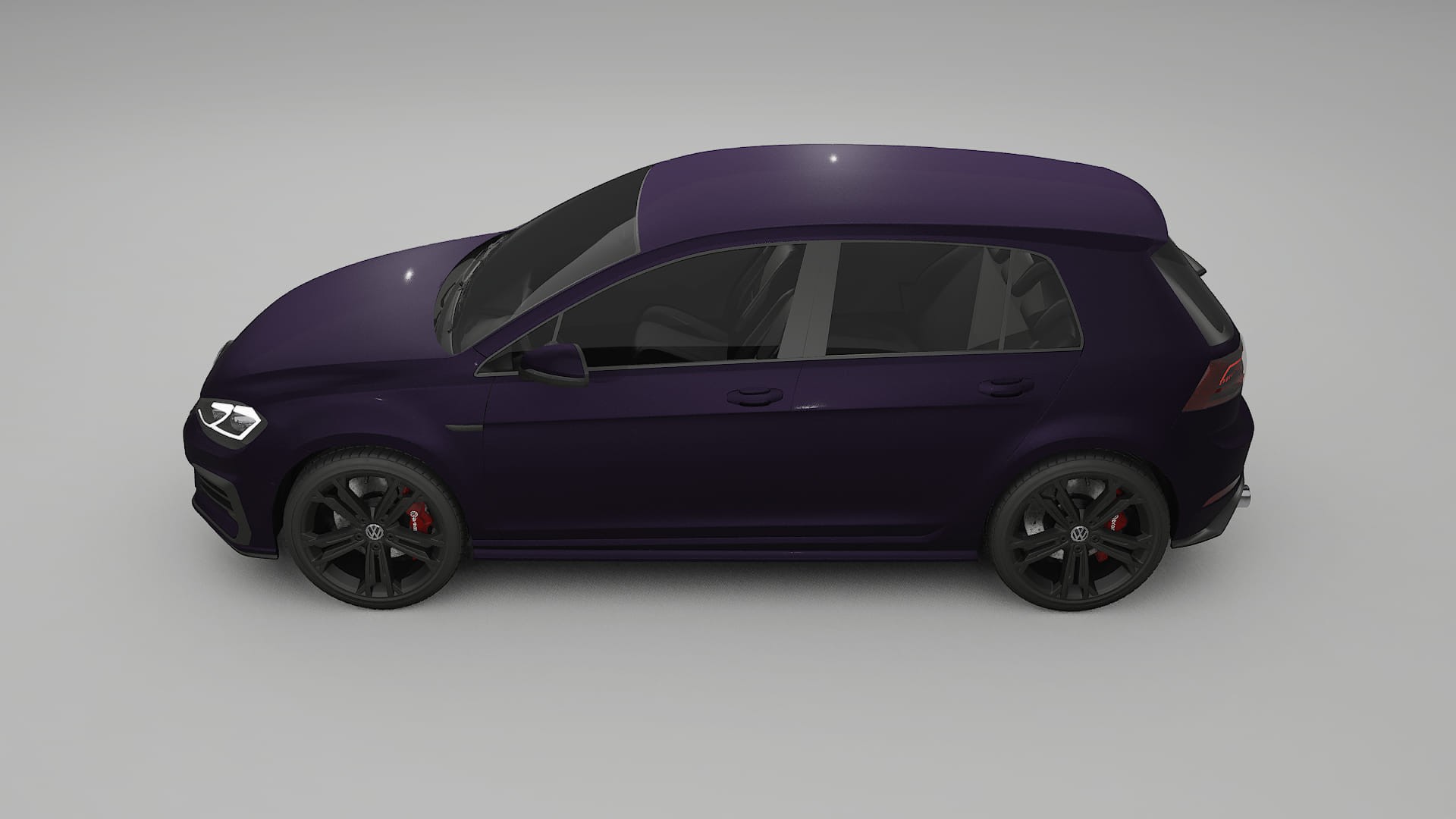 VW Golf Mk7 TPU Lackschutzfolie | VIOLET Farbwechsel PPF – Komplett-Vorgeschnittener Kit
