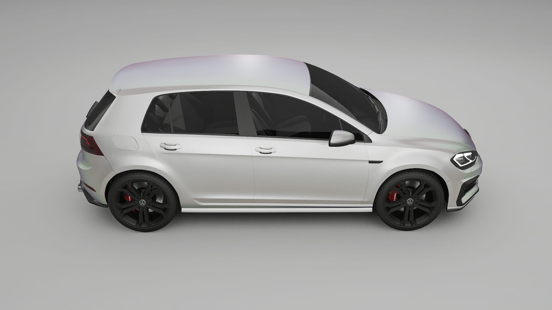 VW Golf Mk7 TPU Lackschutzfolie | NEBULA Farbwechsel PPF – Komplett-Vorgeschnittener Kit