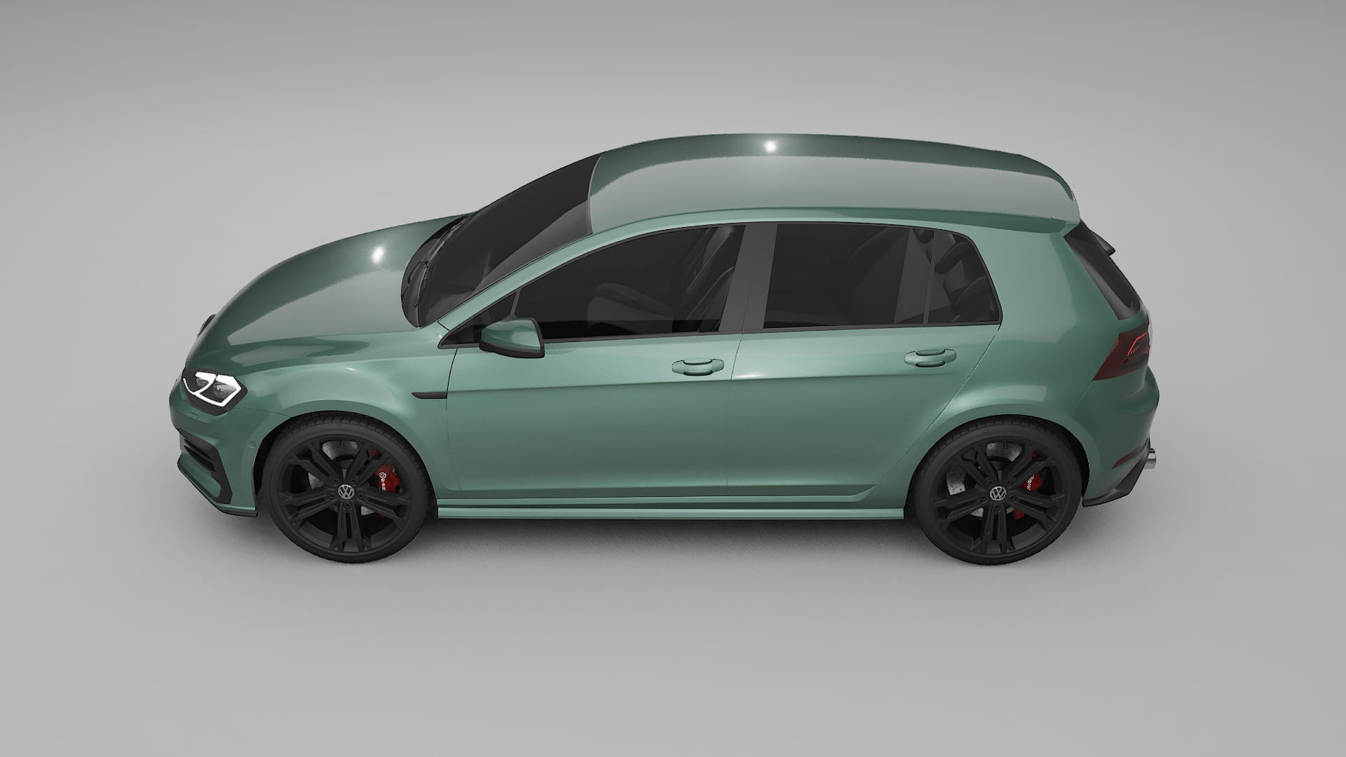 VW Golf Mk7 TPU Lackschutzfolie | EVERGREEN Farbwechsel PPF – Komplett-Vorgeschnittener Kit