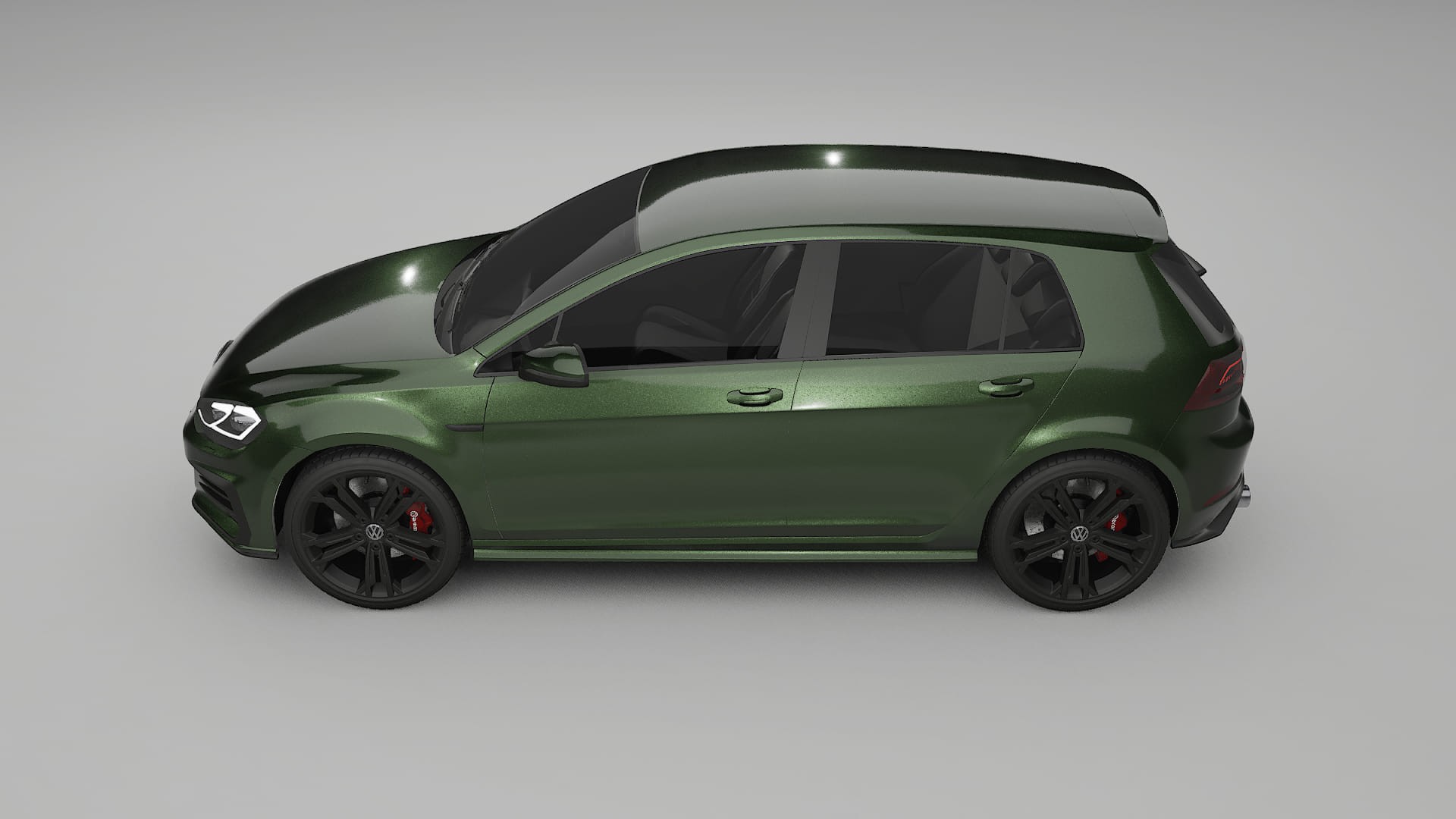 VW Golf Mk7 TPU Lackschutzfolie | LAGOON Farbwechsel PPF – Komplett-Vorgeschnittener Kit