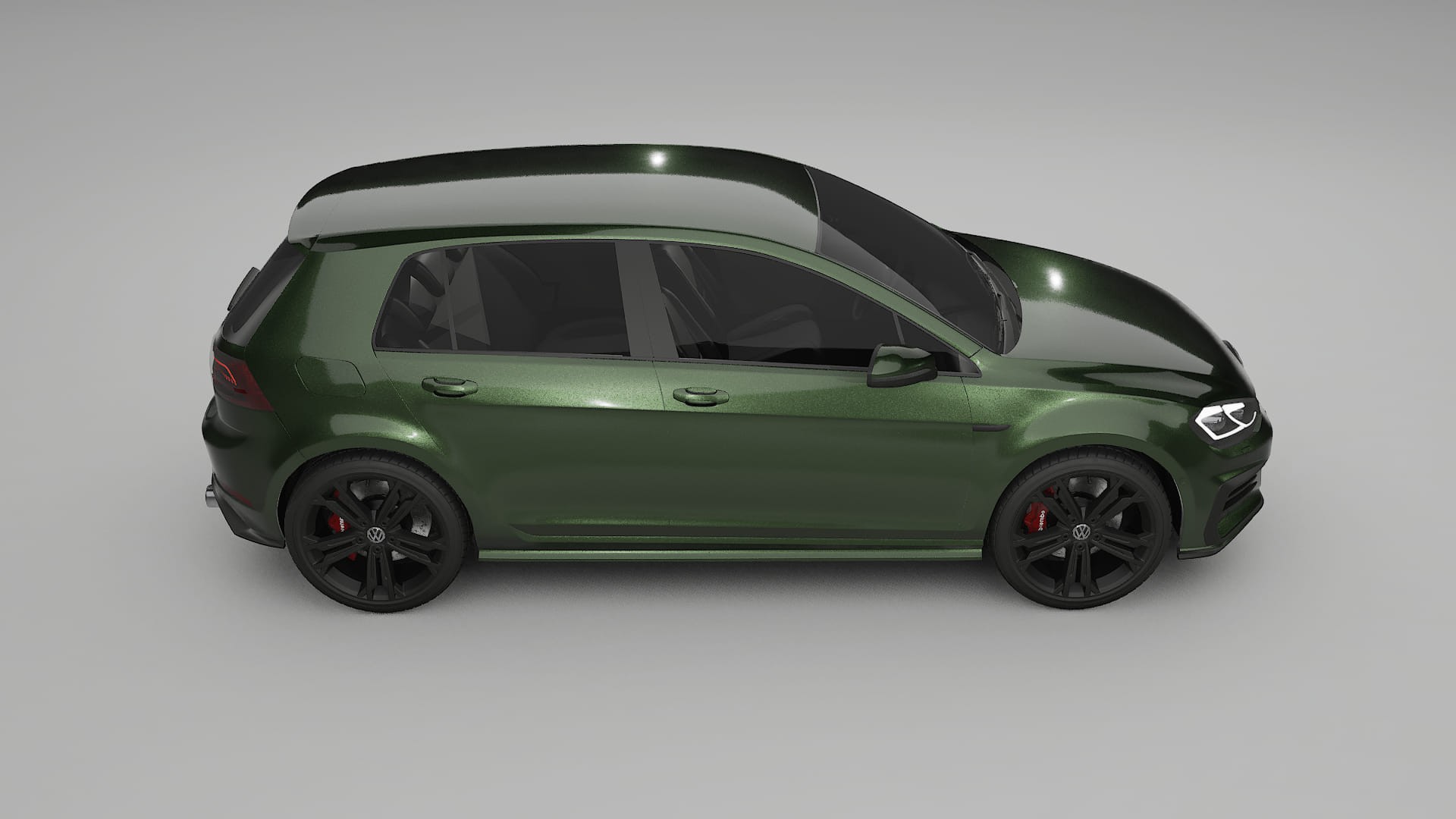 VW Golf Mk7 TPU Lackschutzfolie | LAGOON Farbwechsel PPF – Komplett-Vorgeschnittener Kit