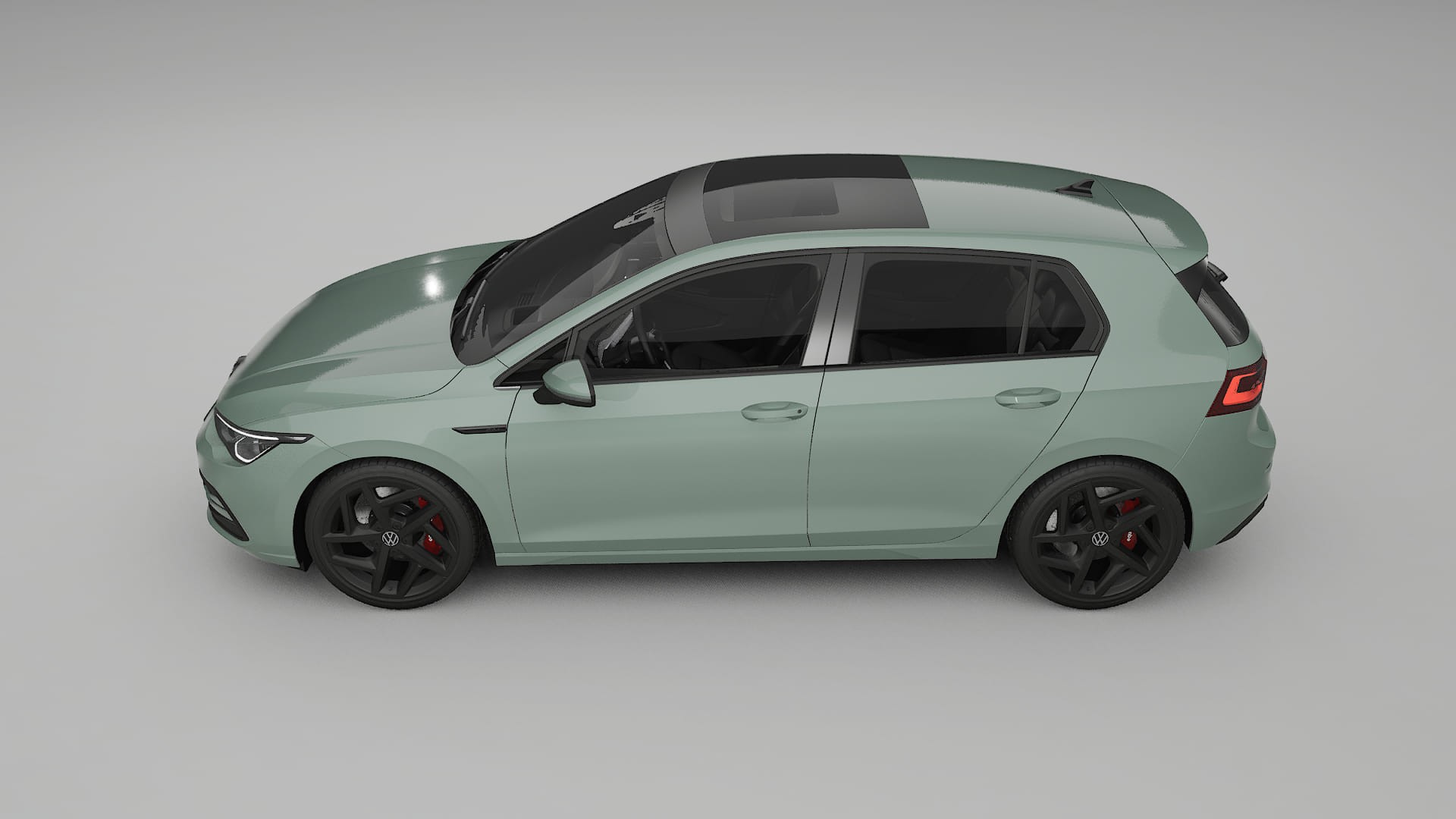 VW Golf Mk8 TPU Lackschutzfolie | CINDER Farbwechsel PPF – Komplett-Vorgeschnittener Kit