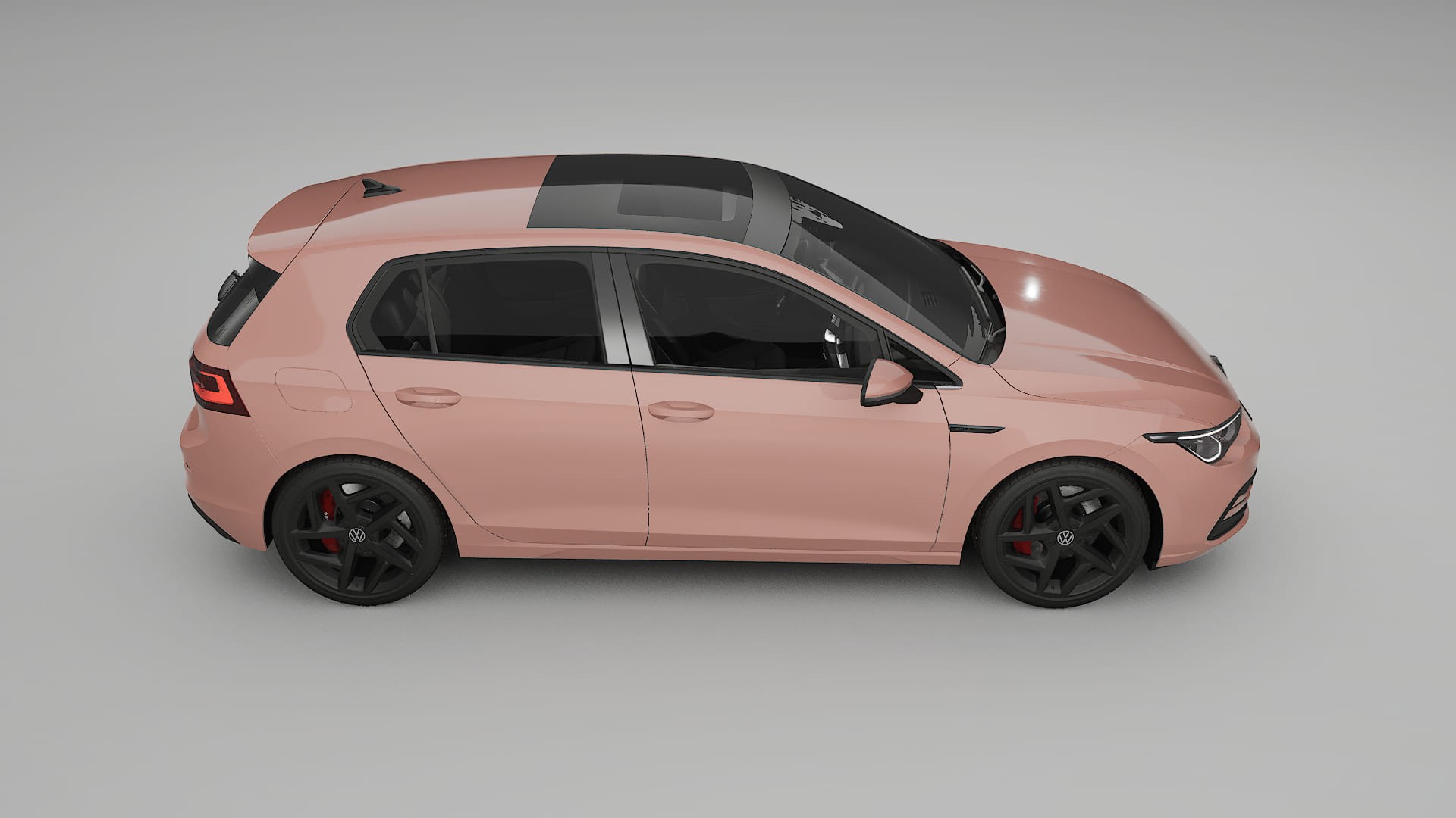 VW Golf Mk8 TPU Lackschutzfolie | BLUSH Farbwechsel PPF – Komplett-Vorgeschnittener Kit