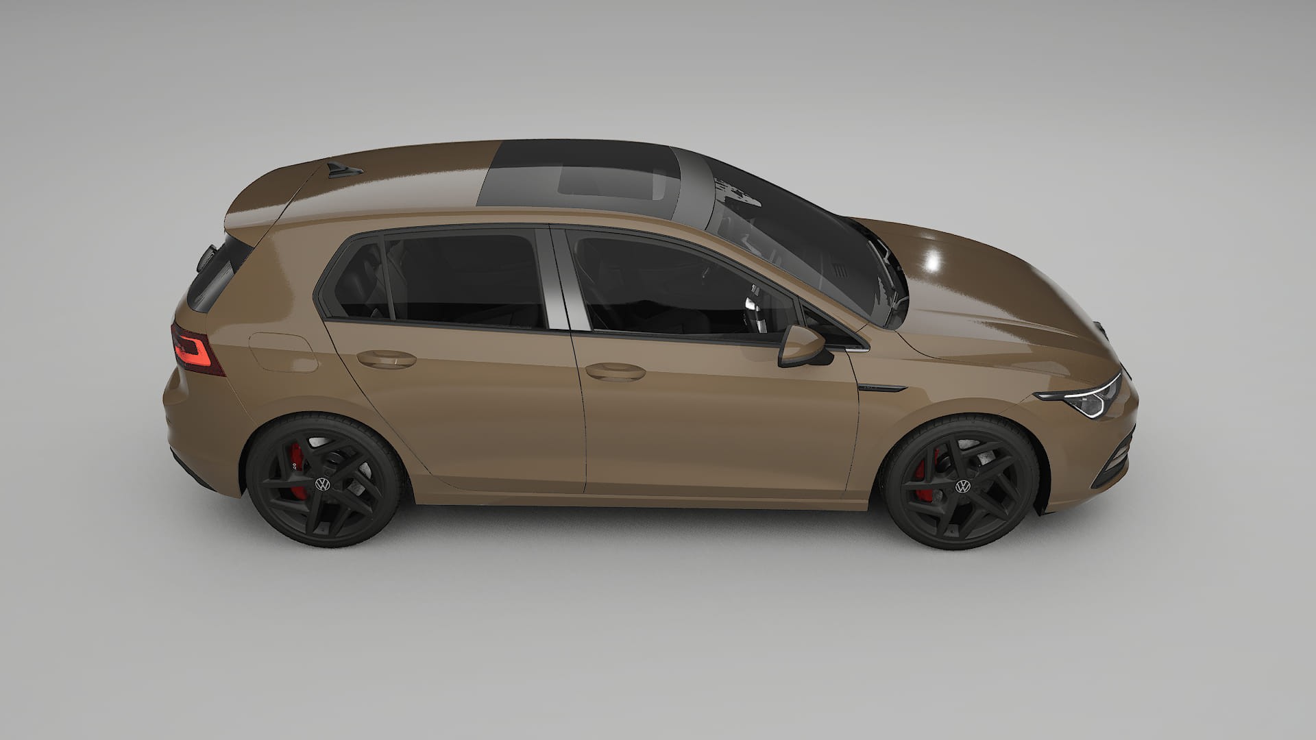 VW Golf Mk8 TPU Lackschutzfolie | SAHARA Farbwechsel PPF – Komplett-Vorgeschnittener Kit