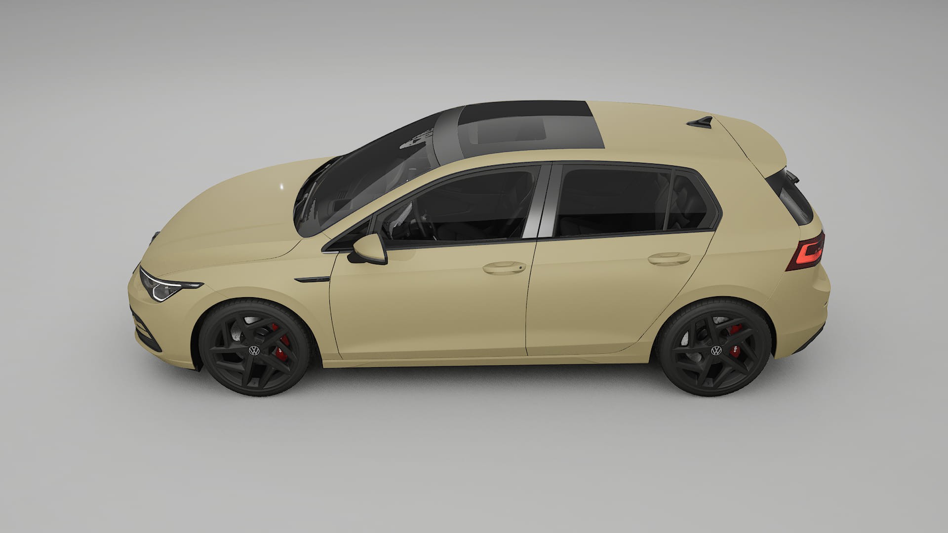 VW Golf Mk8 TPU Lackschutzfolie | SAND Farbwechsel PPF – Komplett-Vorgeschnittener Kit