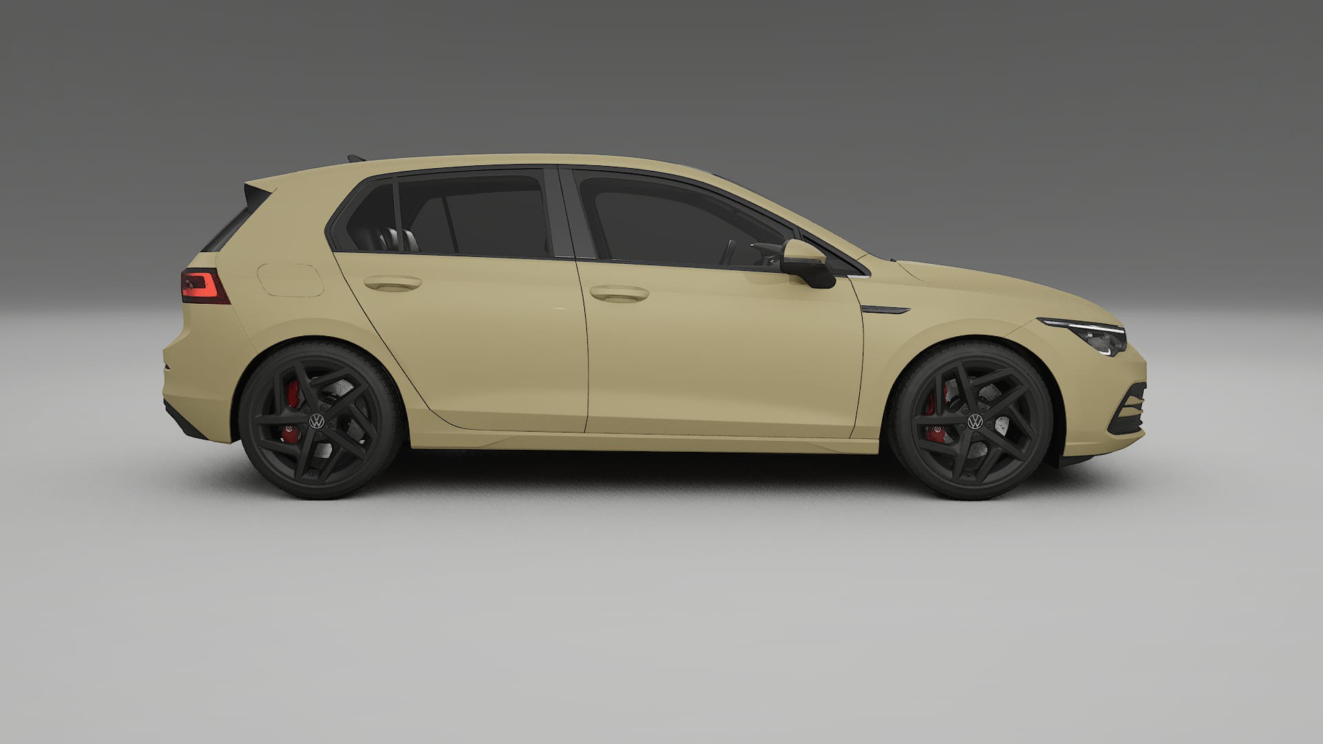 VW Golf Mk8 TPU Lackschutzfolie | SAND Farbwechsel PPF – Komplett-Vorgeschnittener Kit
