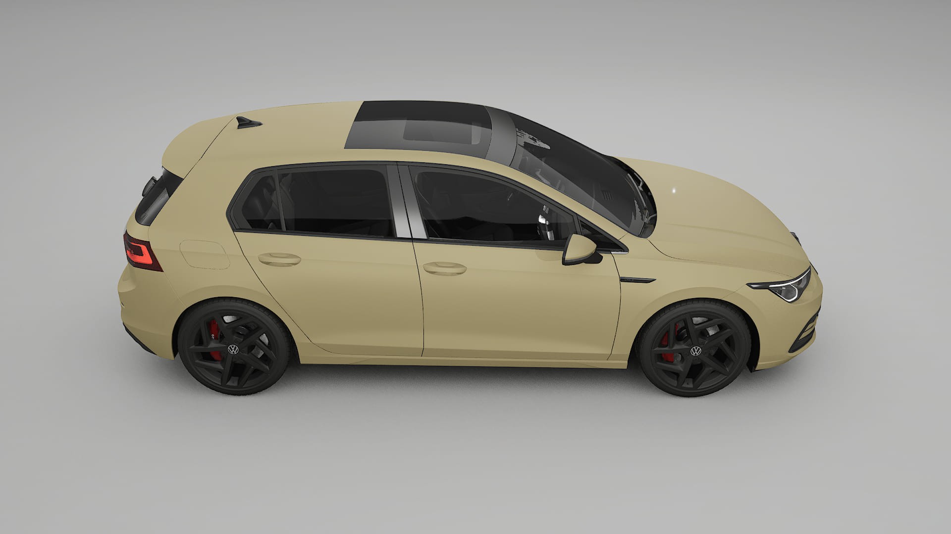 VW Golf Mk8 TPU Lackschutzfolie | SAND Farbwechsel PPF – Komplett-Vorgeschnittener Kit