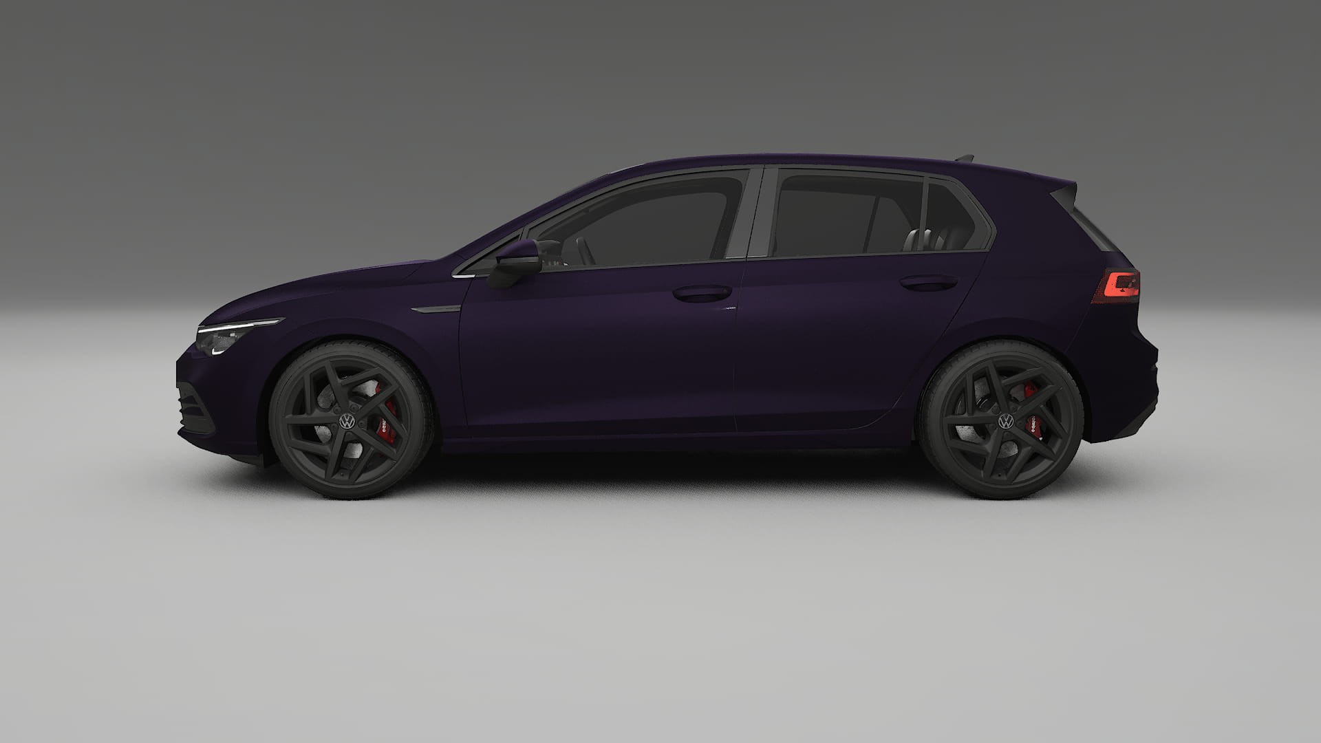 VW Golf Mk8 TPU Lackschutzfolie | VIOLET Farbwechsel PPF – Komplett-Vorgeschnittener Kit