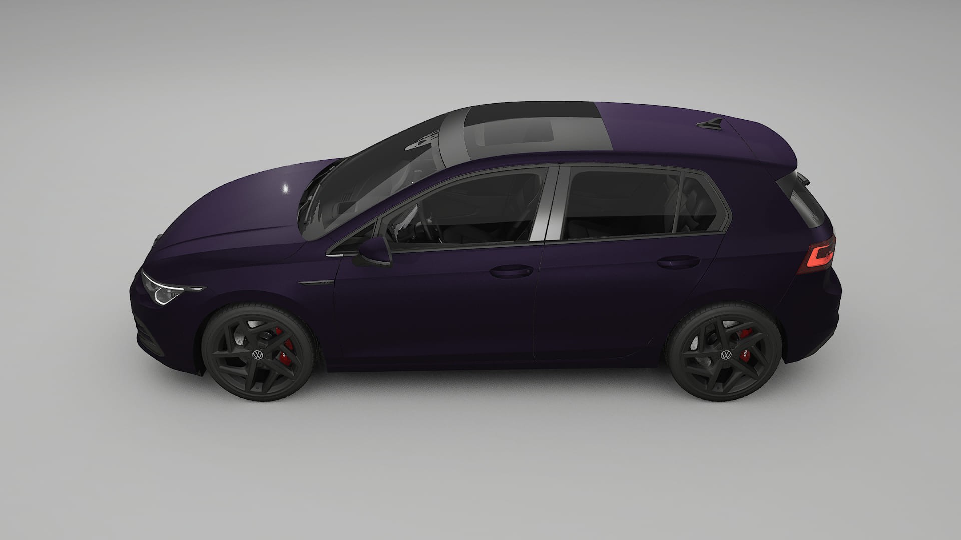VW Golf Mk8 TPU Lackschutzfolie | VIOLET Farbwechsel PPF – Komplett-Vorgeschnittener Kit