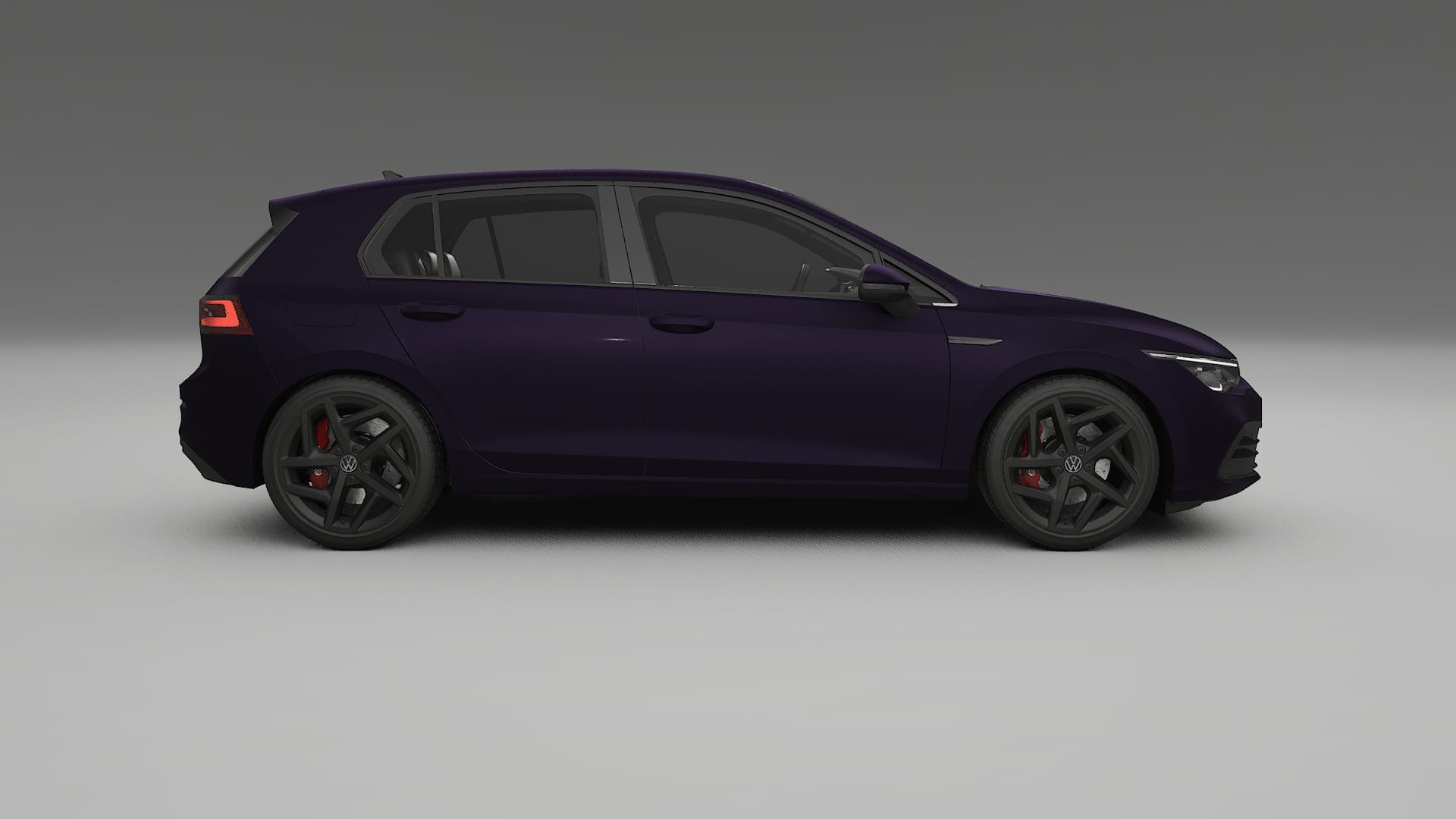 VW Golf Mk8 TPU Lackschutzfolie | VIOLET Farbwechsel PPF – Komplett-Vorgeschnittener Kit