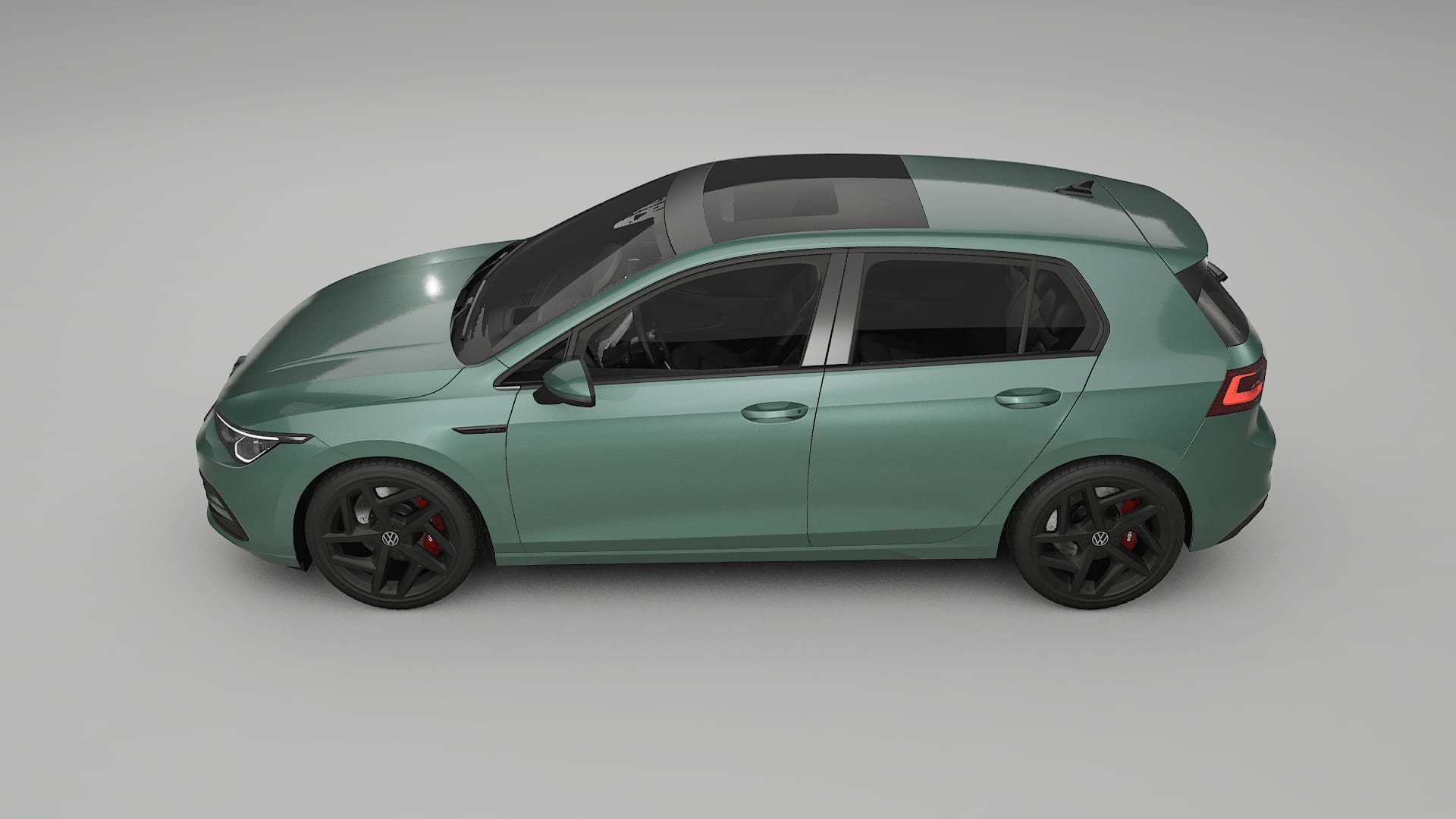 VW Golf Mk8 TPU Lackschutzfolie | EVERGREEN Farbwechsel PPF – Komplett-Vorgeschnittener Kit