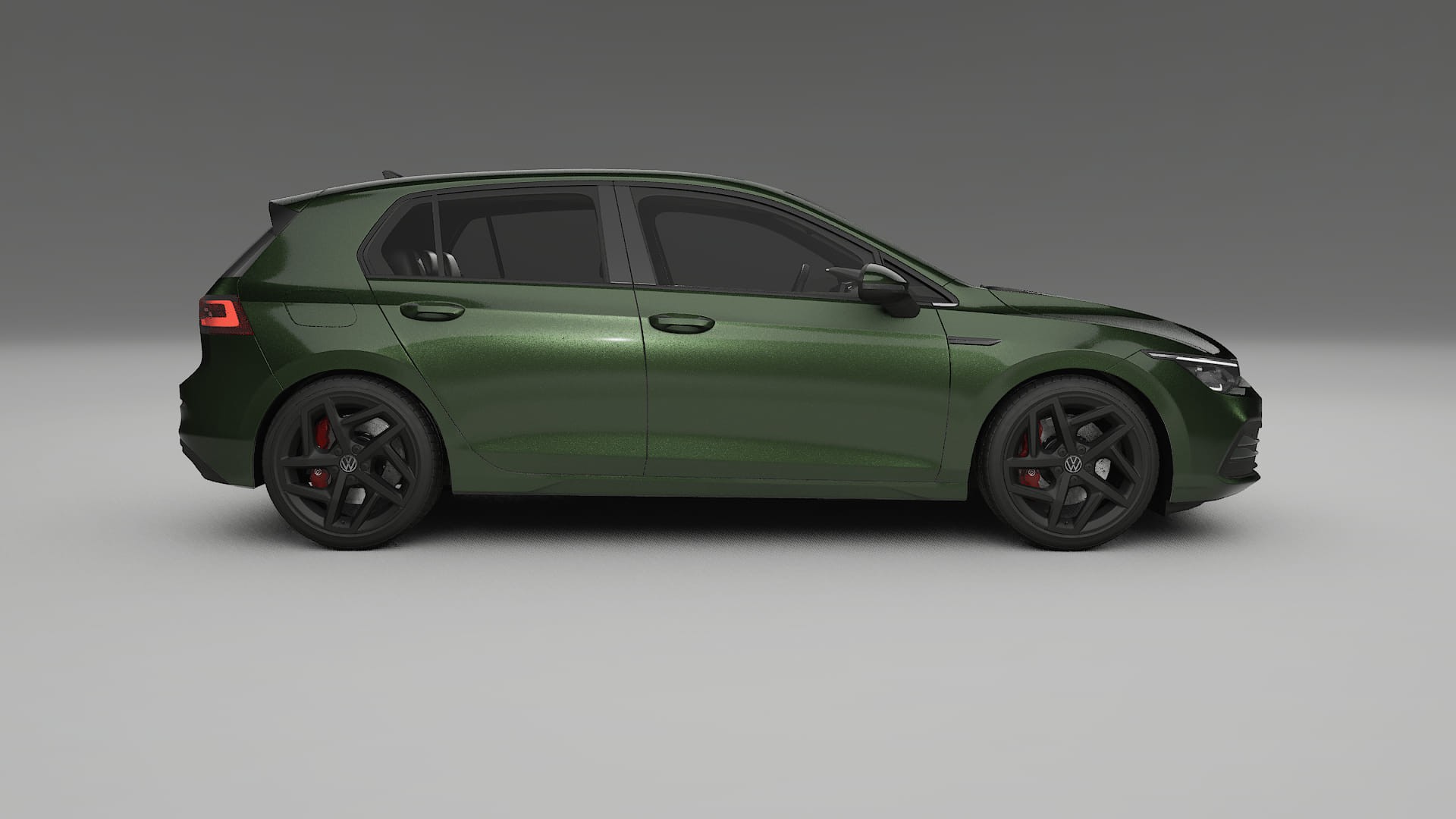 VW Golf Mk8 TPU Lackschutzfolie | LAGOON Farbwechsel PPF – Komplett-Vorgeschnittener Kit