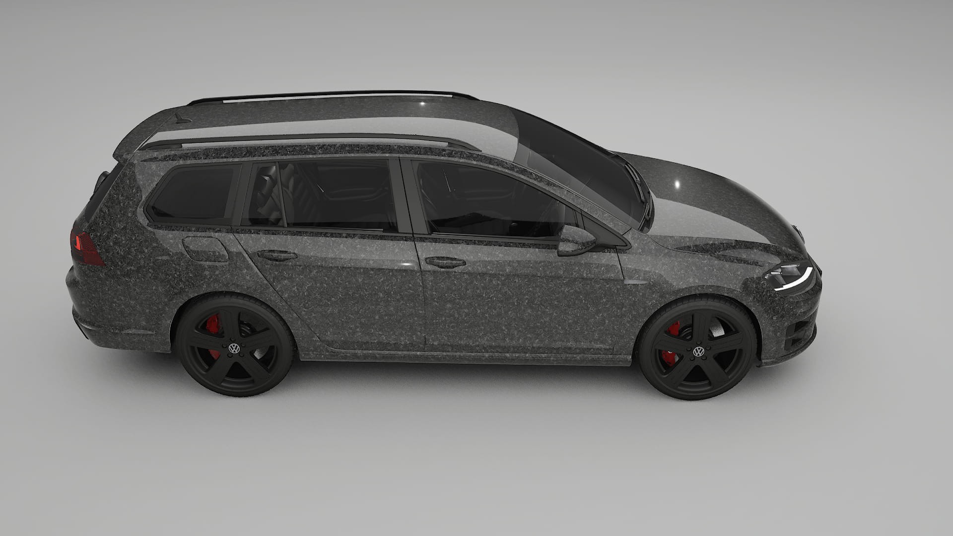 VW Golf Variant Mk7 TPU Lackschutzfolie | FORGED S Farbwechsel PPF – Komplett-Vorgeschnittener Kit
