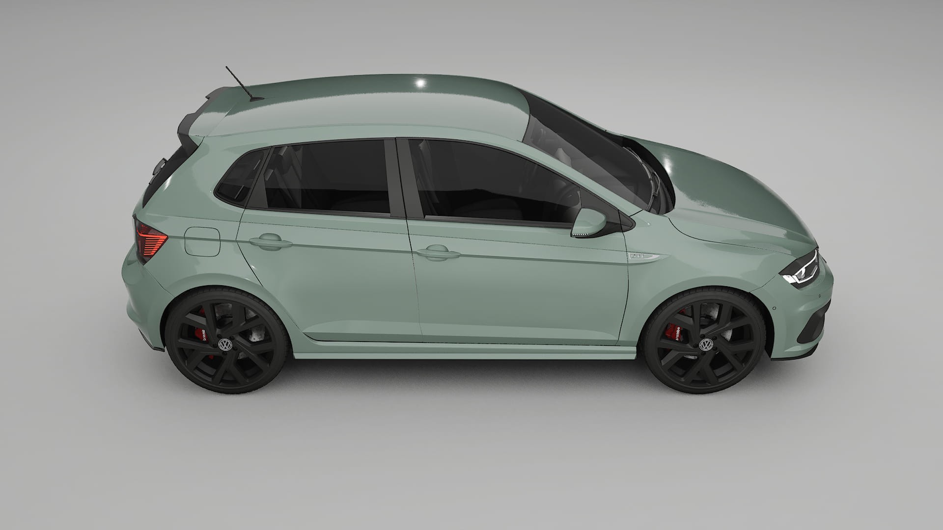 VW Polo GTI VI TPU Lackschutzfolie | CINDER Farbwechsel PPF – Komplett-Vorgeschnittener Kit