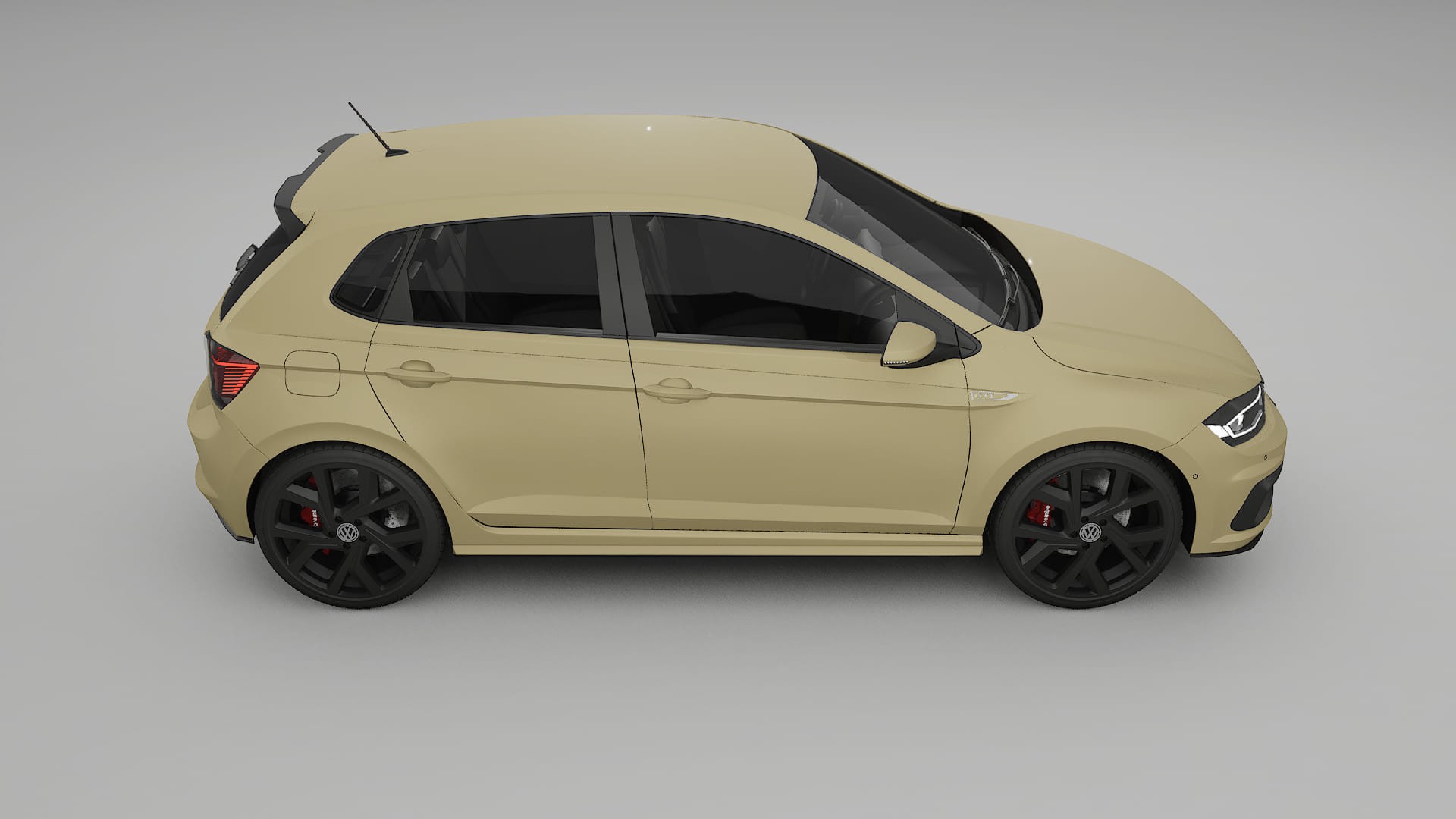 VW Polo GTI VI TPU Lackschutzfolie | SAND Farbwechsel PPF – Komplett-Vorgeschnittener Kit