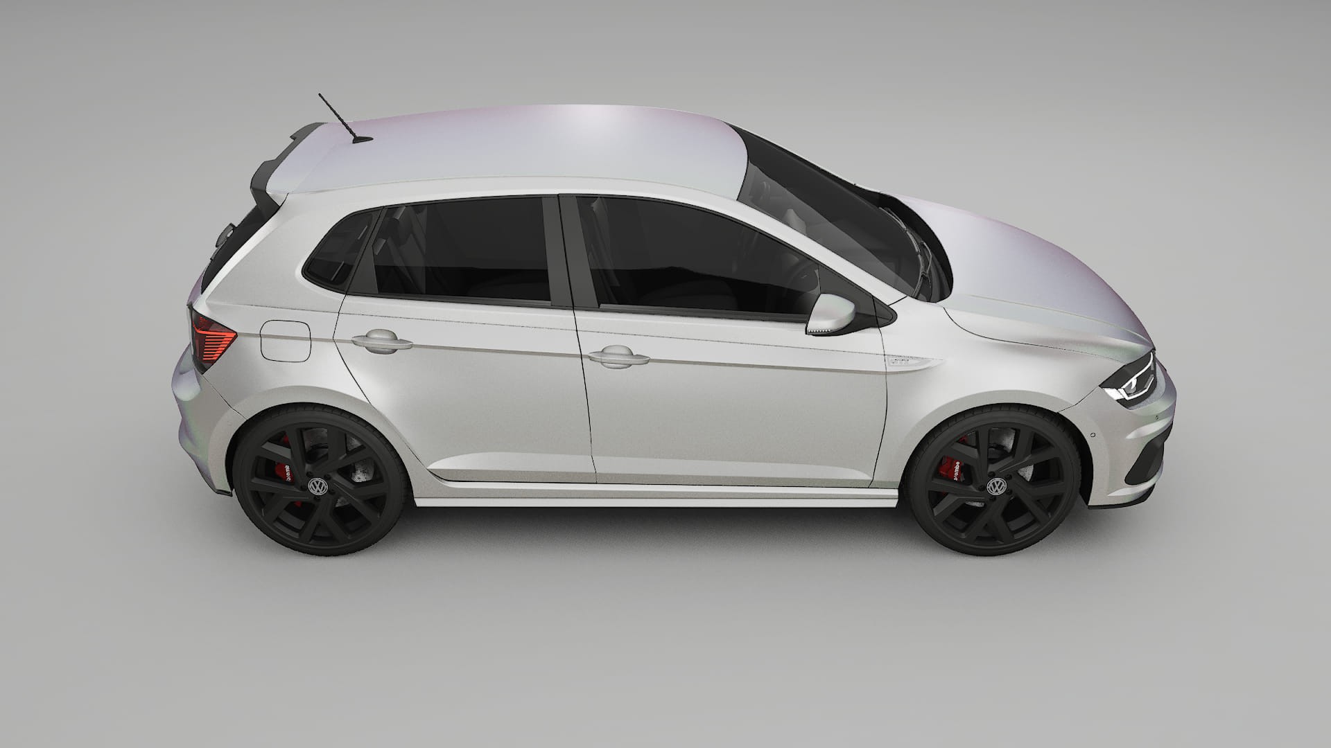 VW Polo GTI VI TPU Lackschutzfolie | NEBULA Farbwechsel PPF – Komplett-Vorgeschnittener Kit