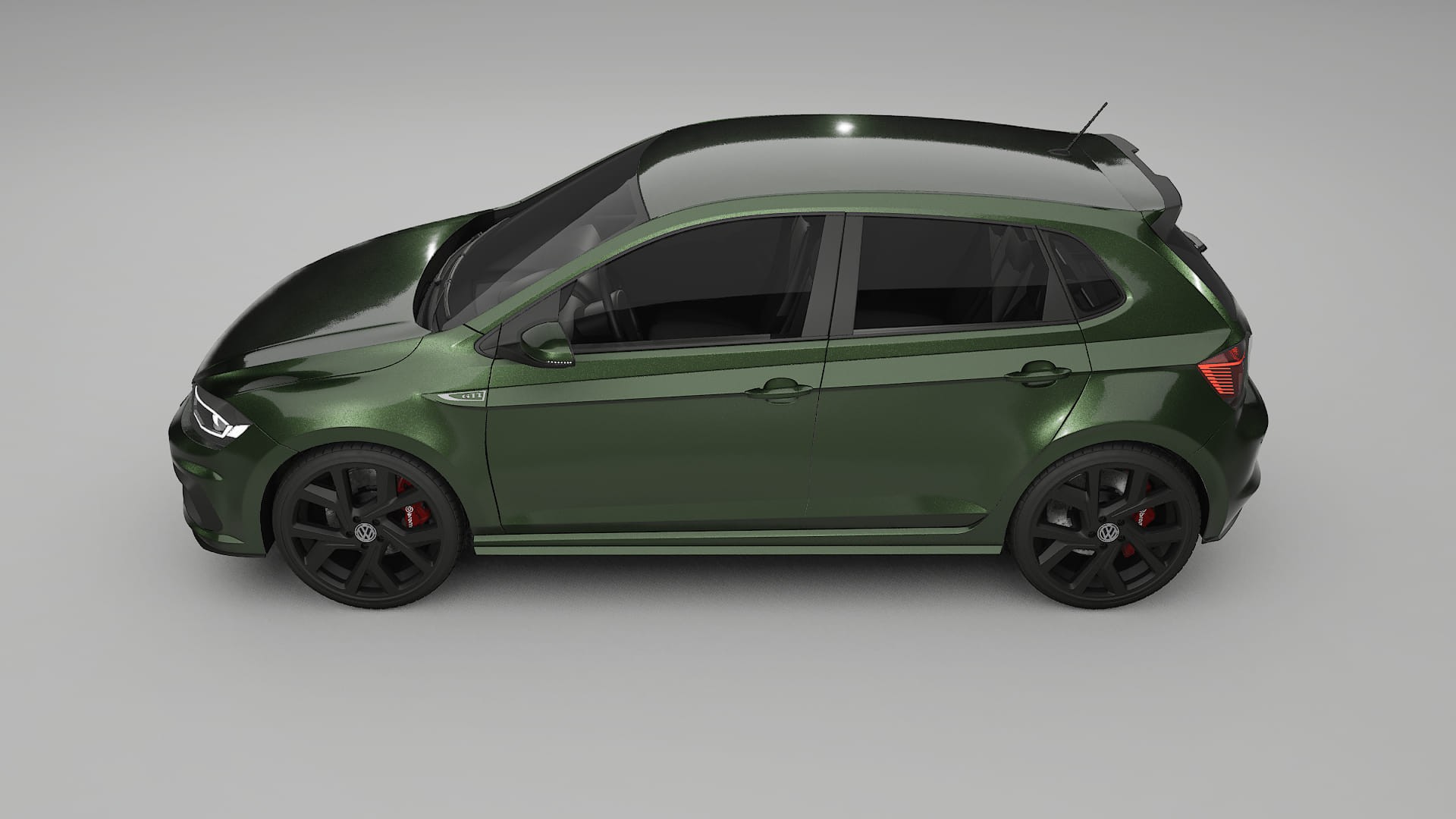 VW Polo GTI VI TPU Lackschutzfolie | LAGOON Farbwechsel PPF – Komplett-Vorgeschnittener Kit