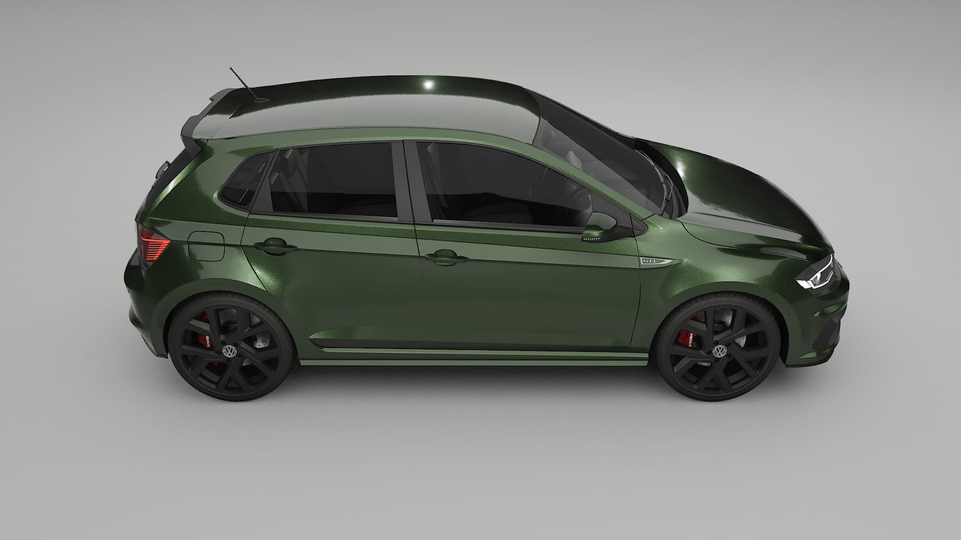 VW Polo GTI VI TPU Lackschutzfolie | LAGOON Farbwechsel PPF – Komplett-Vorgeschnittener Kit