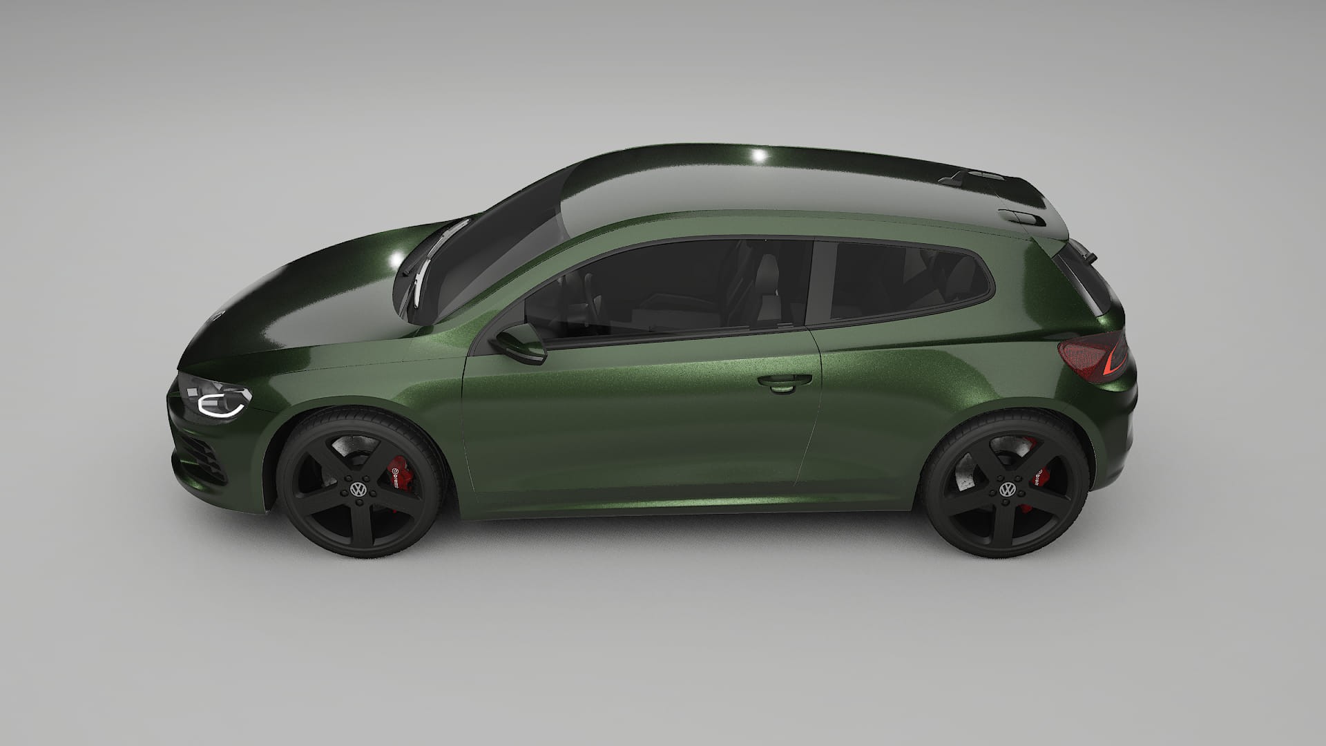 VW Scirocco R III TPU Lackschutzfolie | LAGOON Farbwechsel PPF – Komplett-Vorgeschnittener Kit