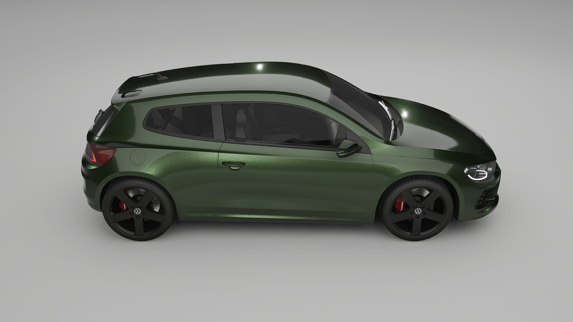 VW Scirocco R III TPU Lackschutzfolie | LAGOON Farbwechsel PPF – Komplett-Vorgeschnittener Kit